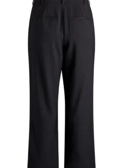 Anzughose mit hoher Taille und gerader Passform