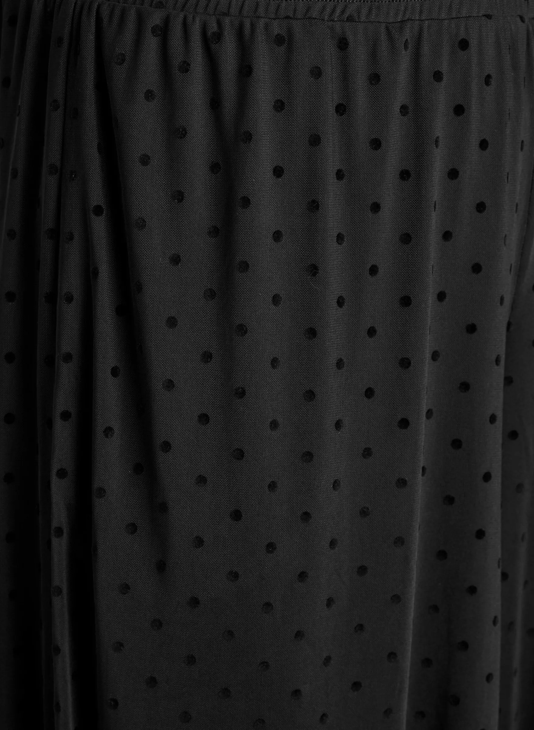 Ballonhose aus Mesh mit Polka Dots