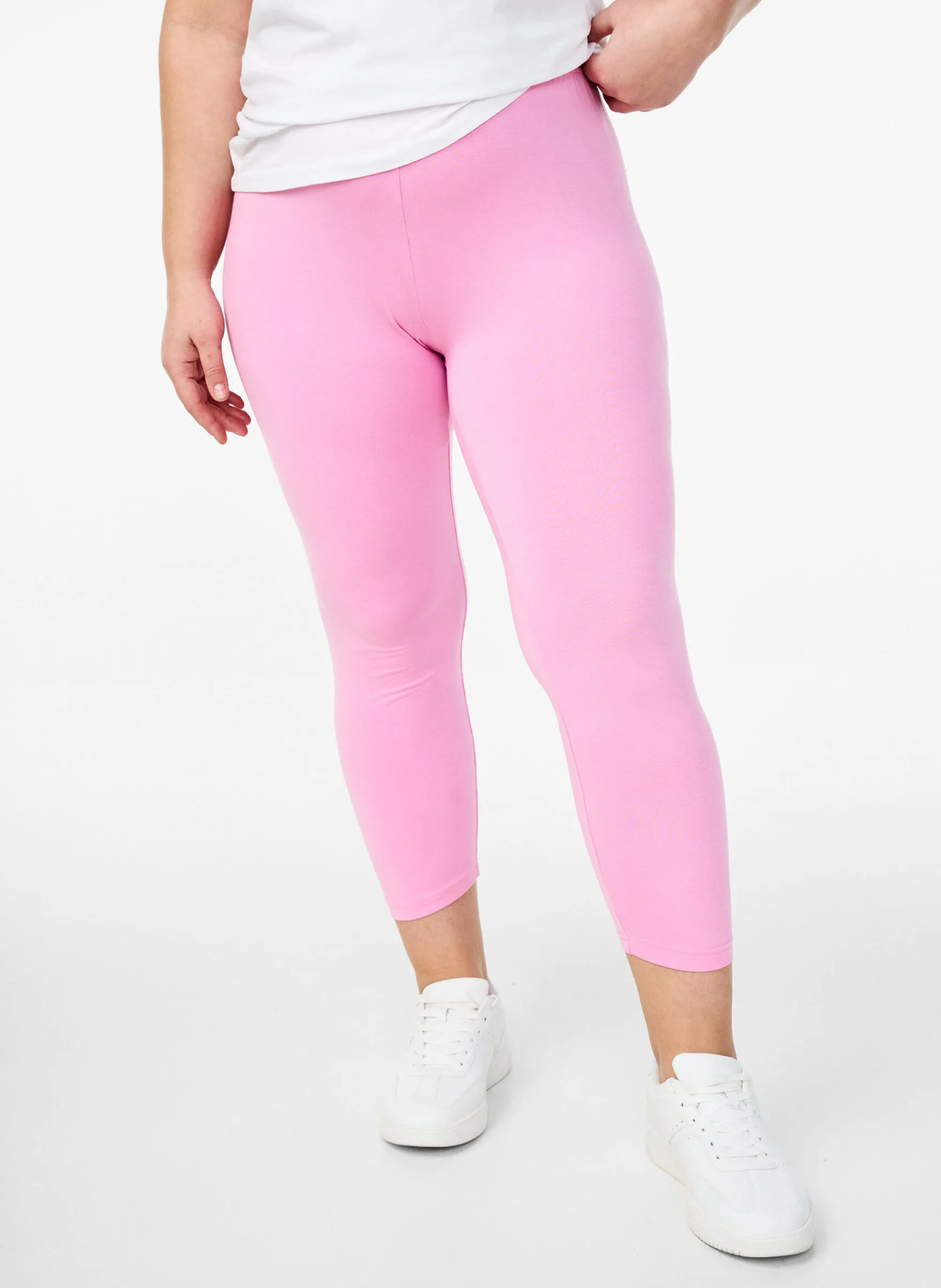 Basic 3/4 Leggings aus Viskose