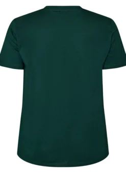 Basic T-Shirt aus Baumwolle mit Rundhalsausschnitt