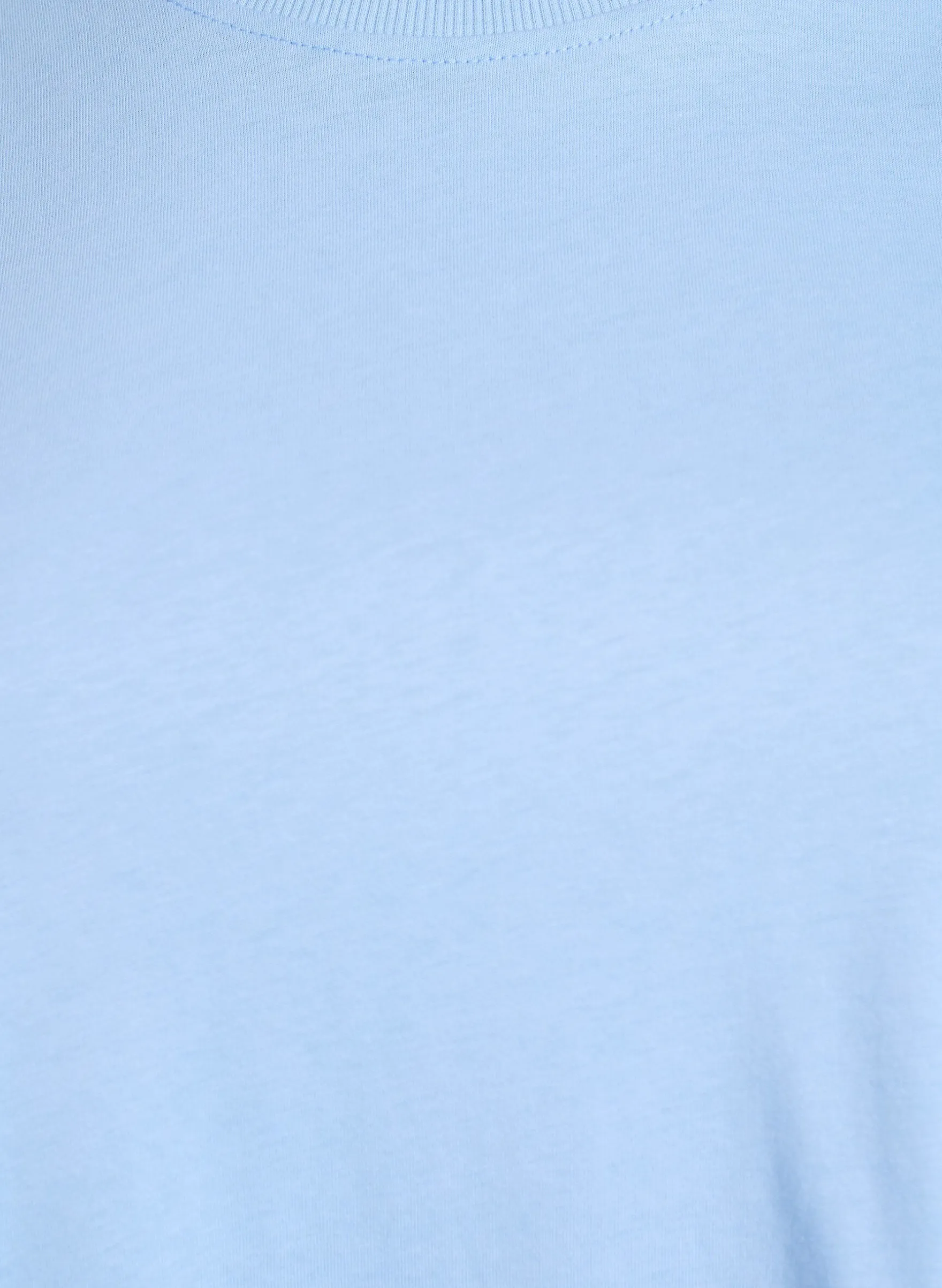 Basic-T-Shirt aus Baumwolle mit Rundhalsausschnitt