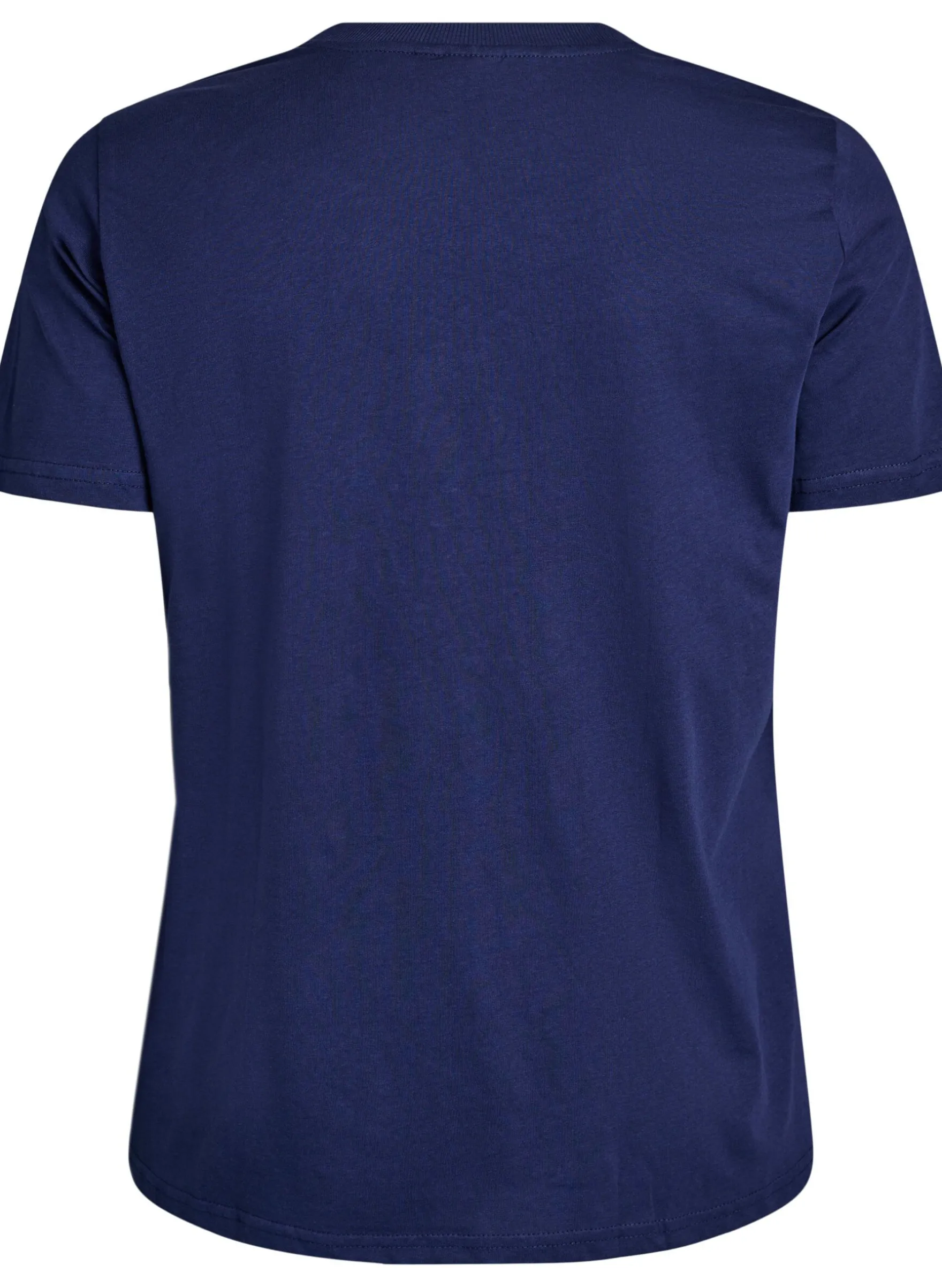 Basic-T-Shirt aus Baumwolle mit Rundhalsausschnitt