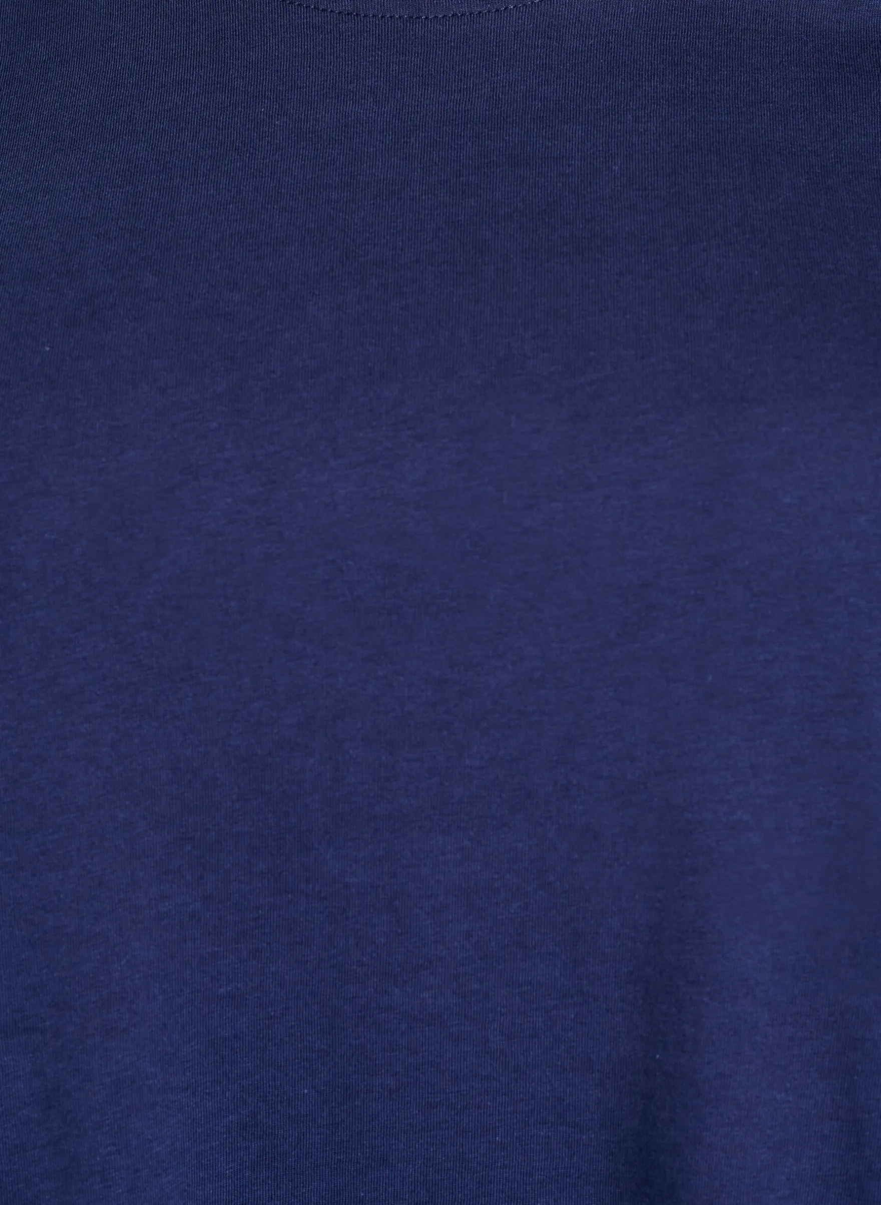 Basic-T-Shirt aus Baumwolle mit Rundhalsausschnitt