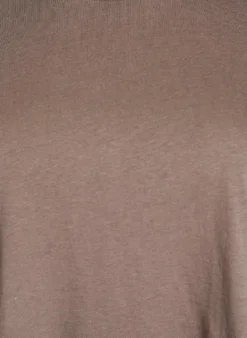 Basic-T-Shirt aus Baumwolle mit Rundhalsausschnitt