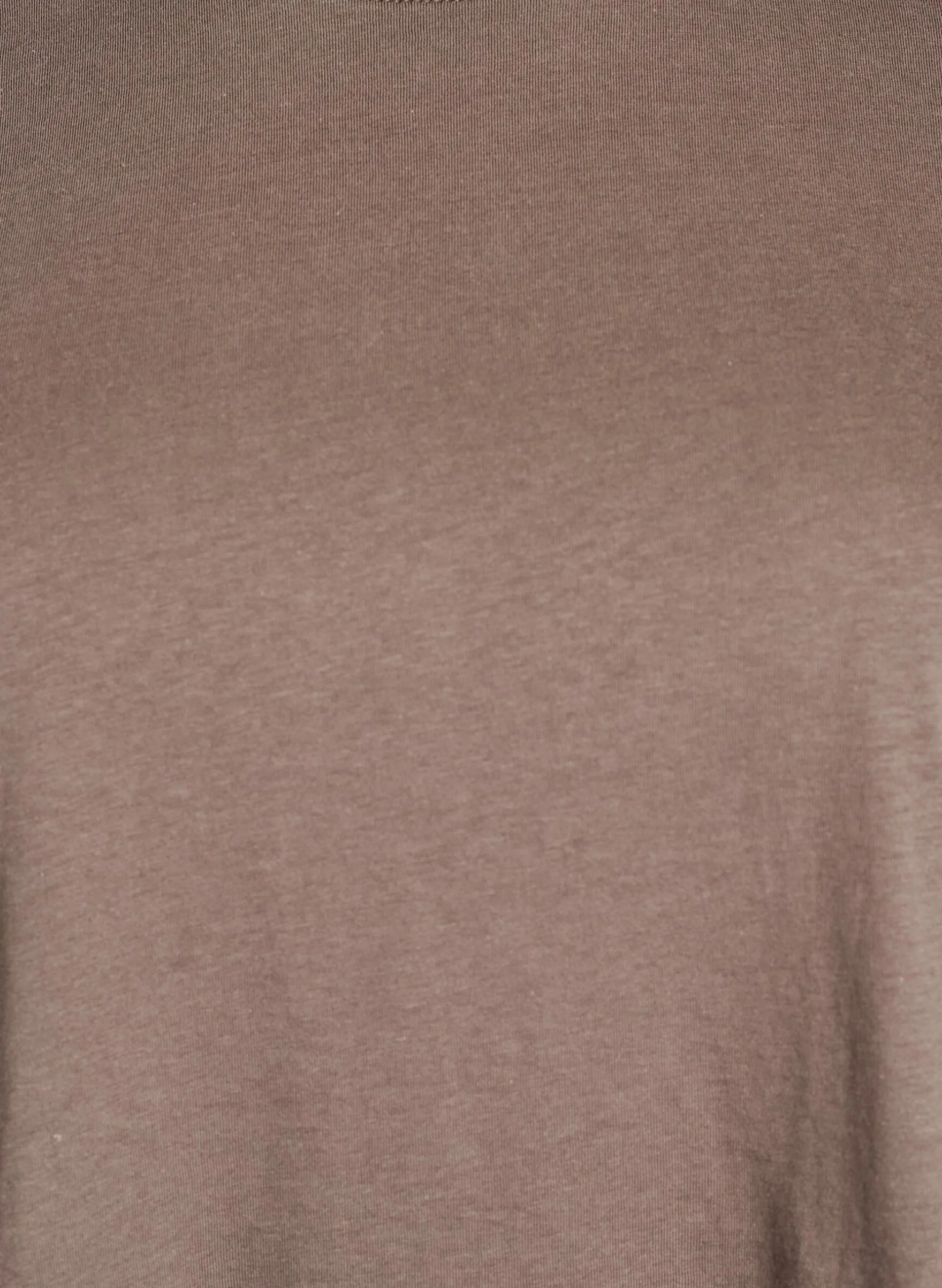 Basic-T-Shirt aus Baumwolle mit Rundhalsausschnitt
