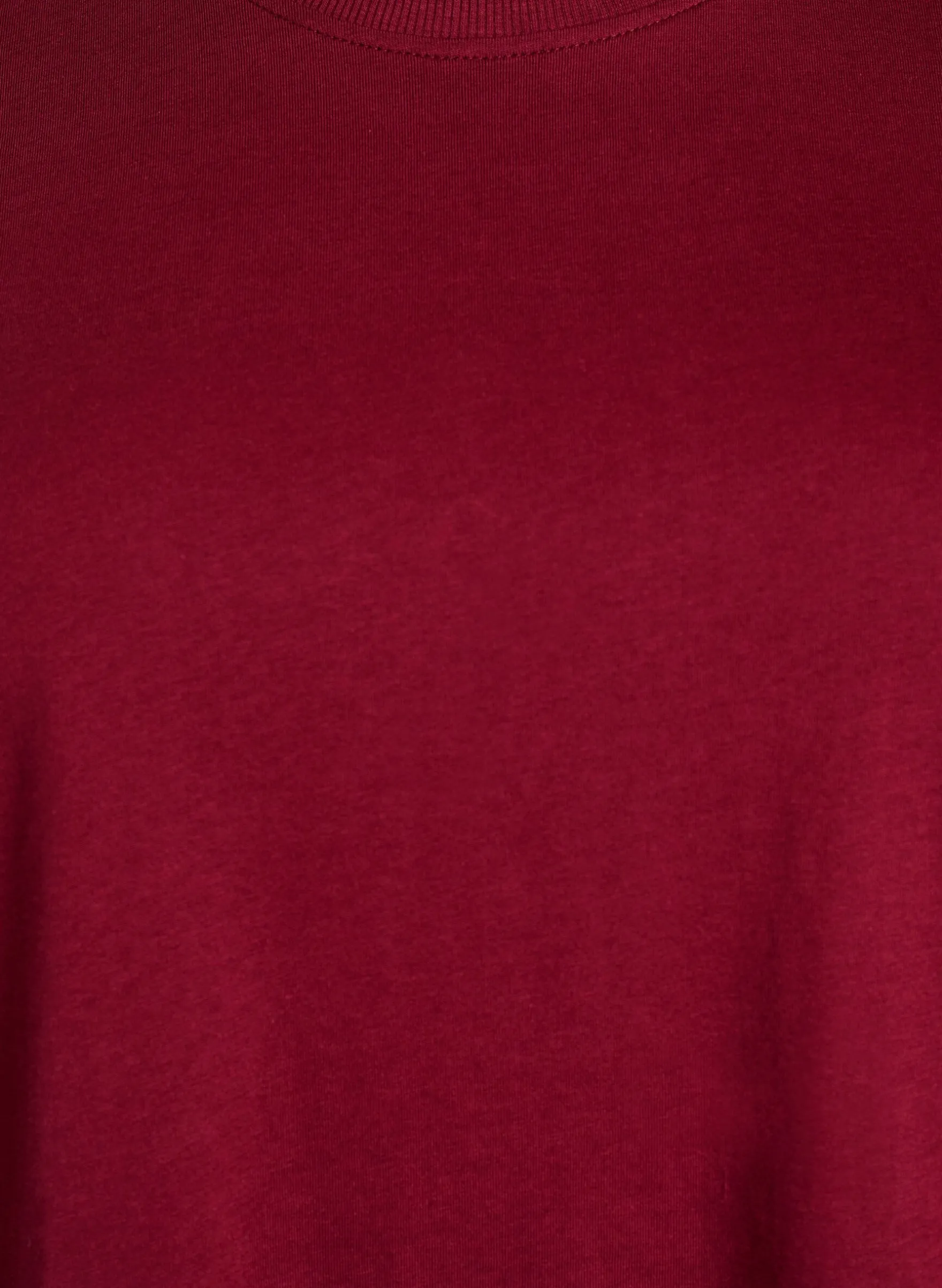 Basic-T-Shirt aus Baumwolle mit Rundhalsausschnitt