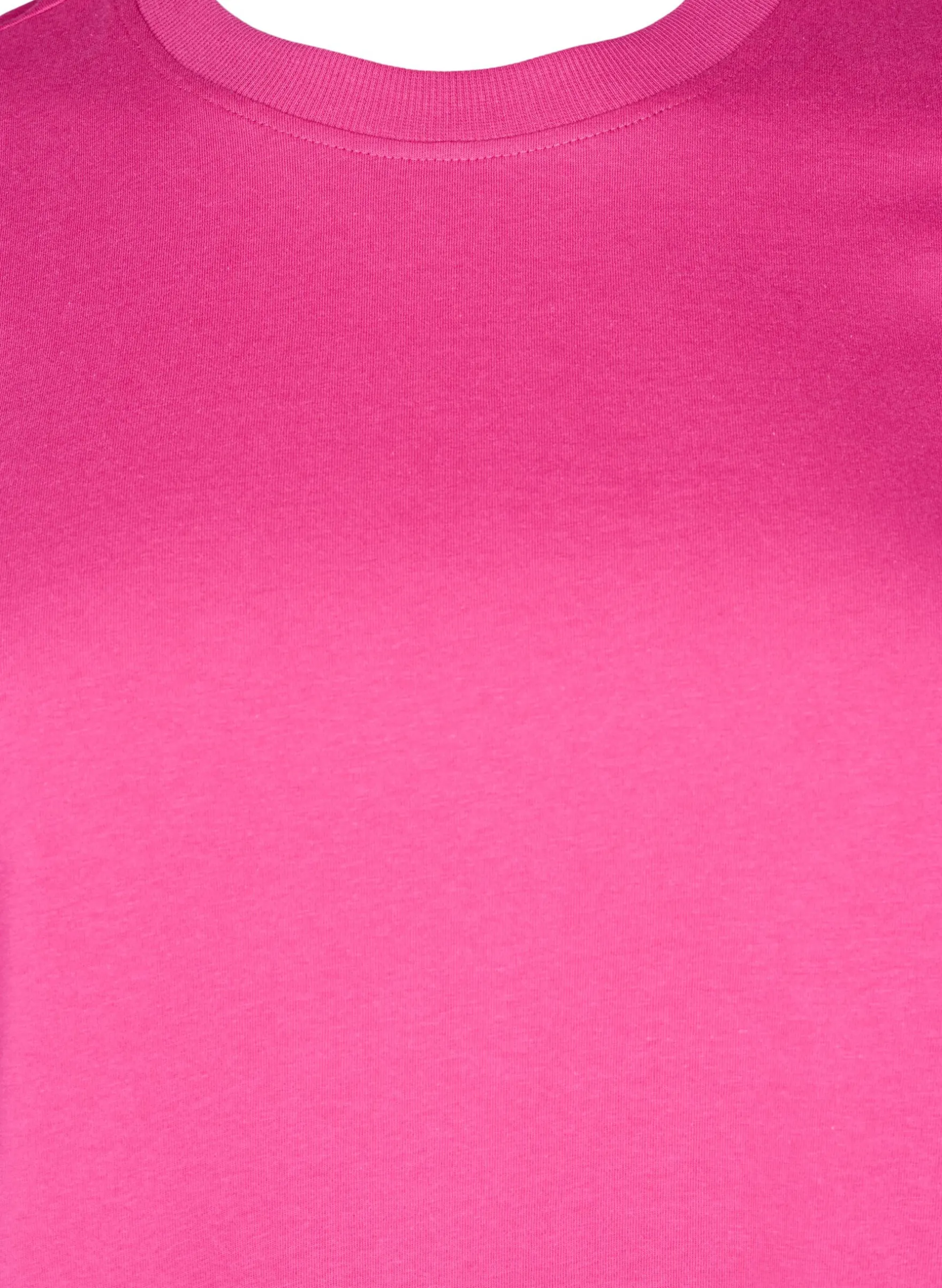 Basic-T-Shirt aus Baumwolle mit Rundhalsausschnitt