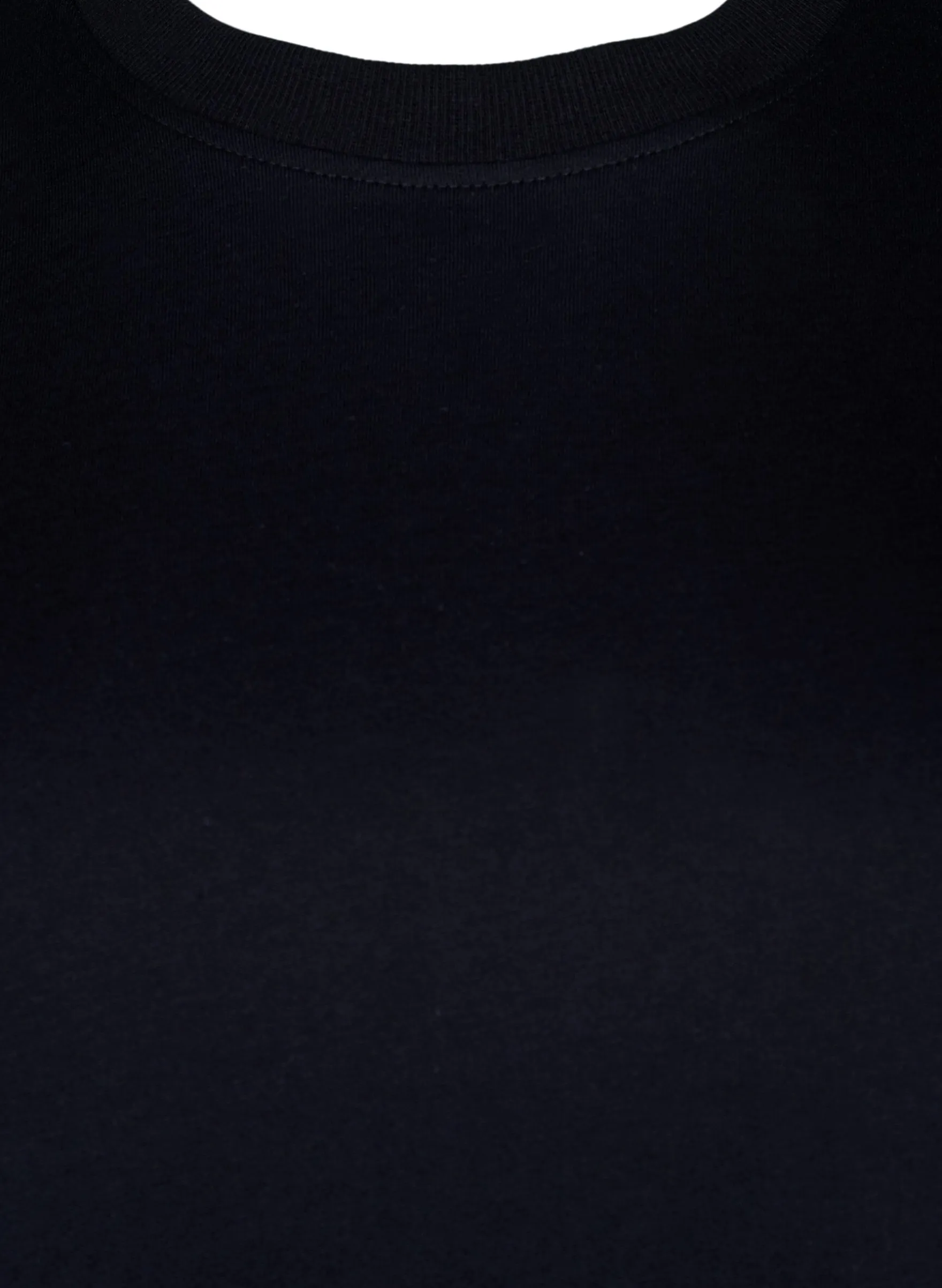 Basic-T-Shirt aus Baumwolle mit Rundhalsausschnitt