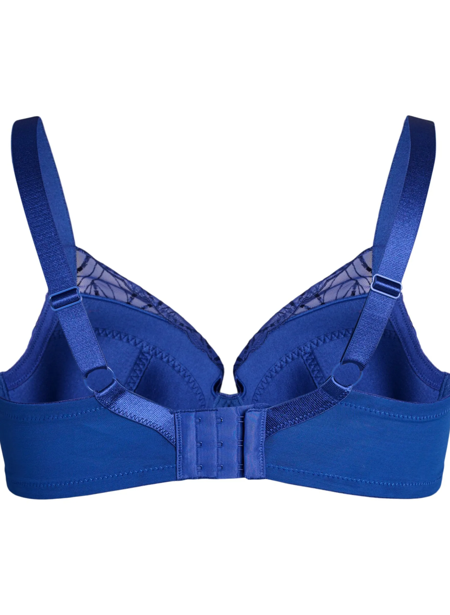BH mit gepolsterten Cups und besticktem Mesh