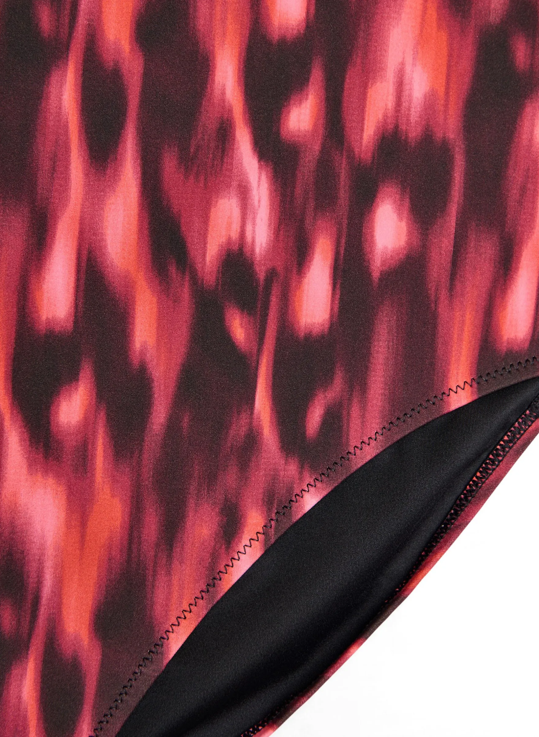 Bikini-Slip mit Print und hoher Taille