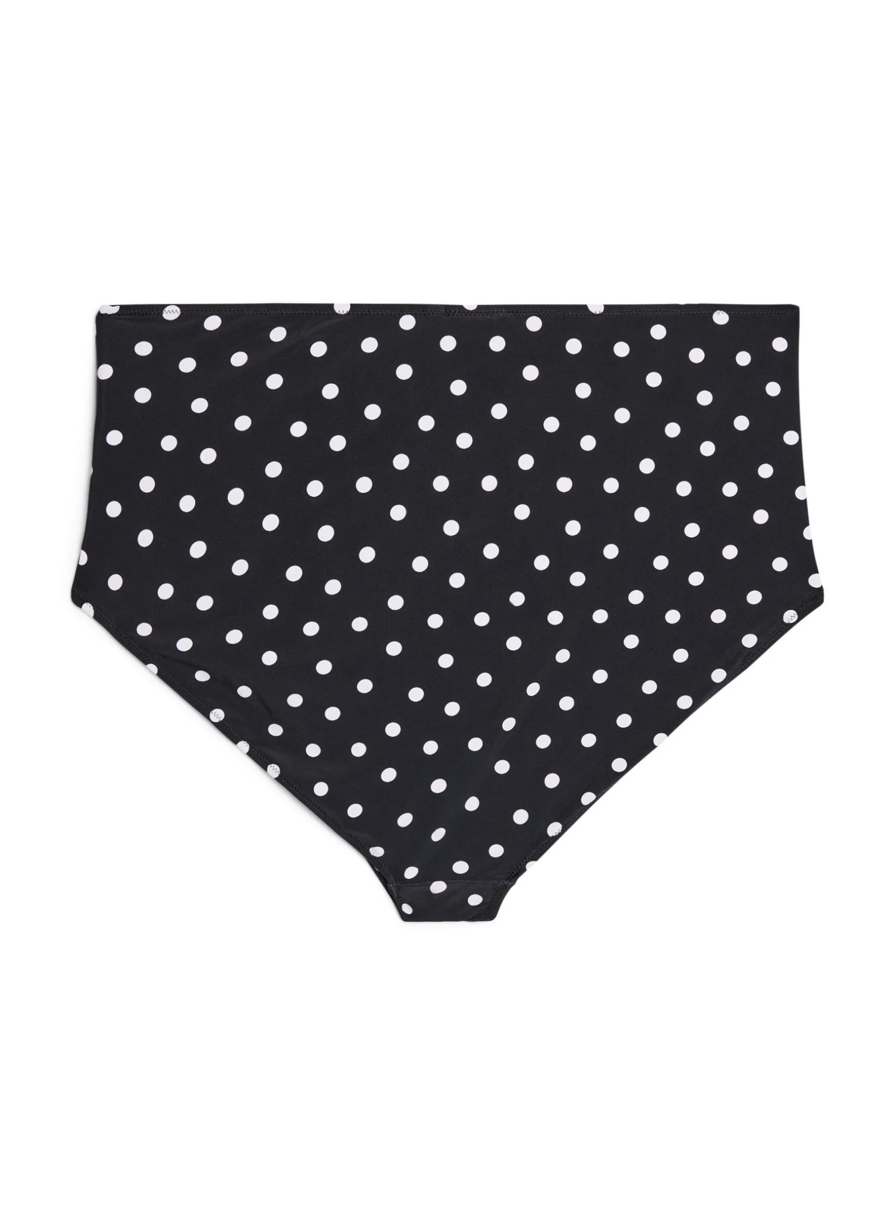 Bikini-Slip mit Print und hoher Taille