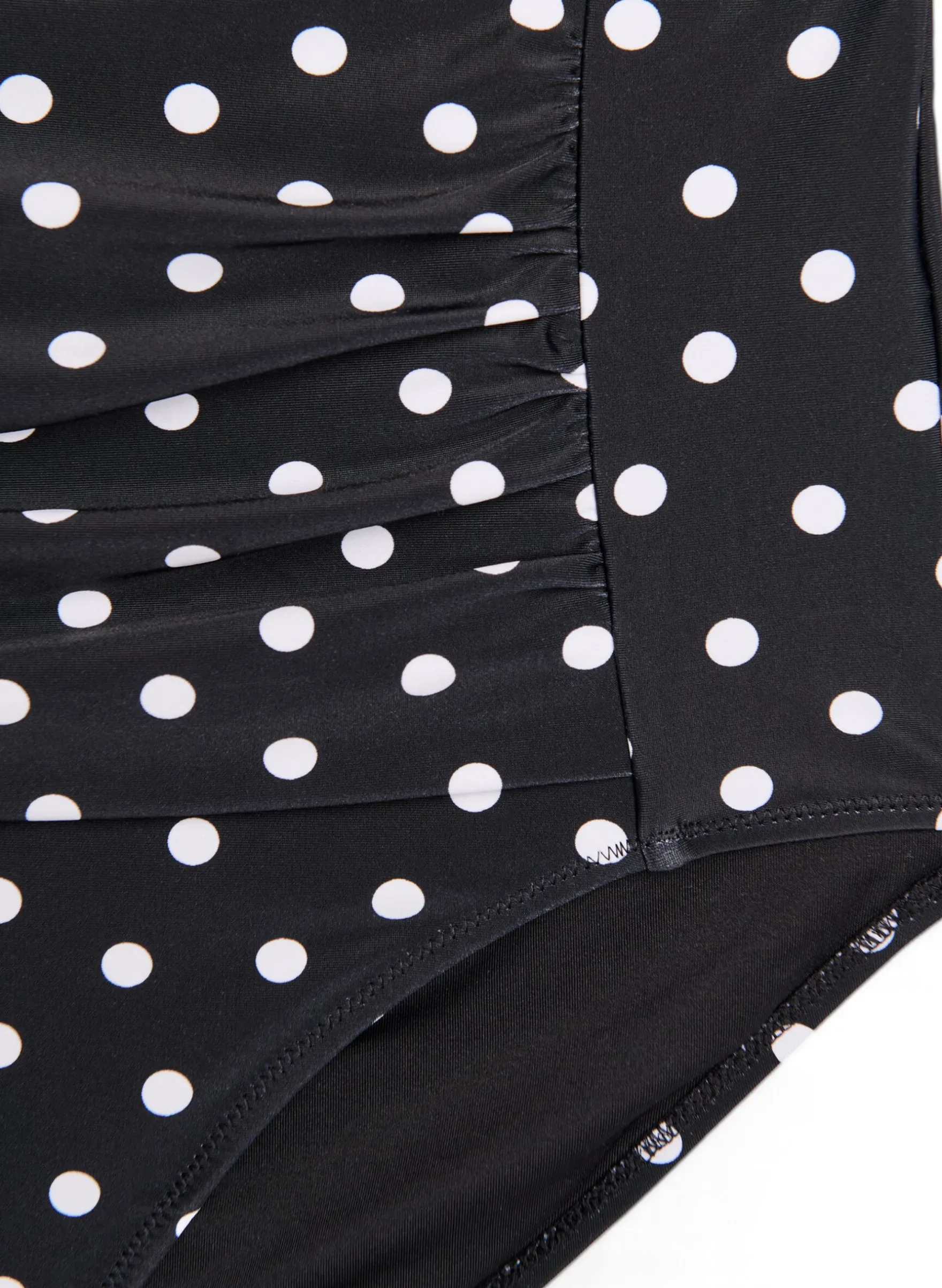 Bikini-Slip mit Print und hoher Taille