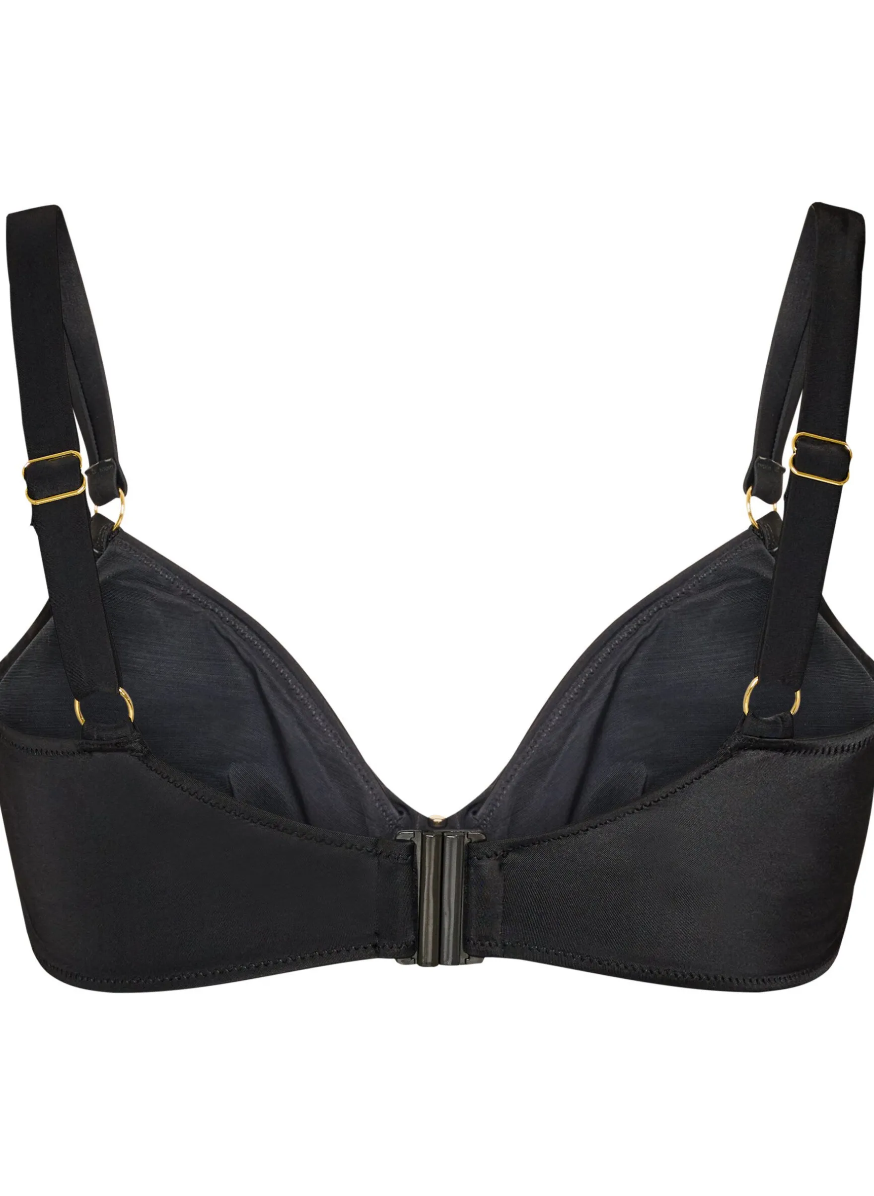 Bikini Top mit Bügel und goldfarbenem Detail