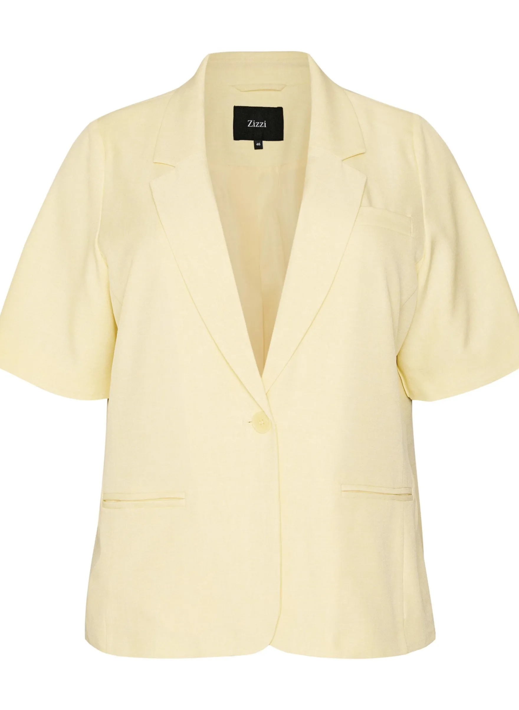 Blazer mit kurzen Ärmeln und Revers
