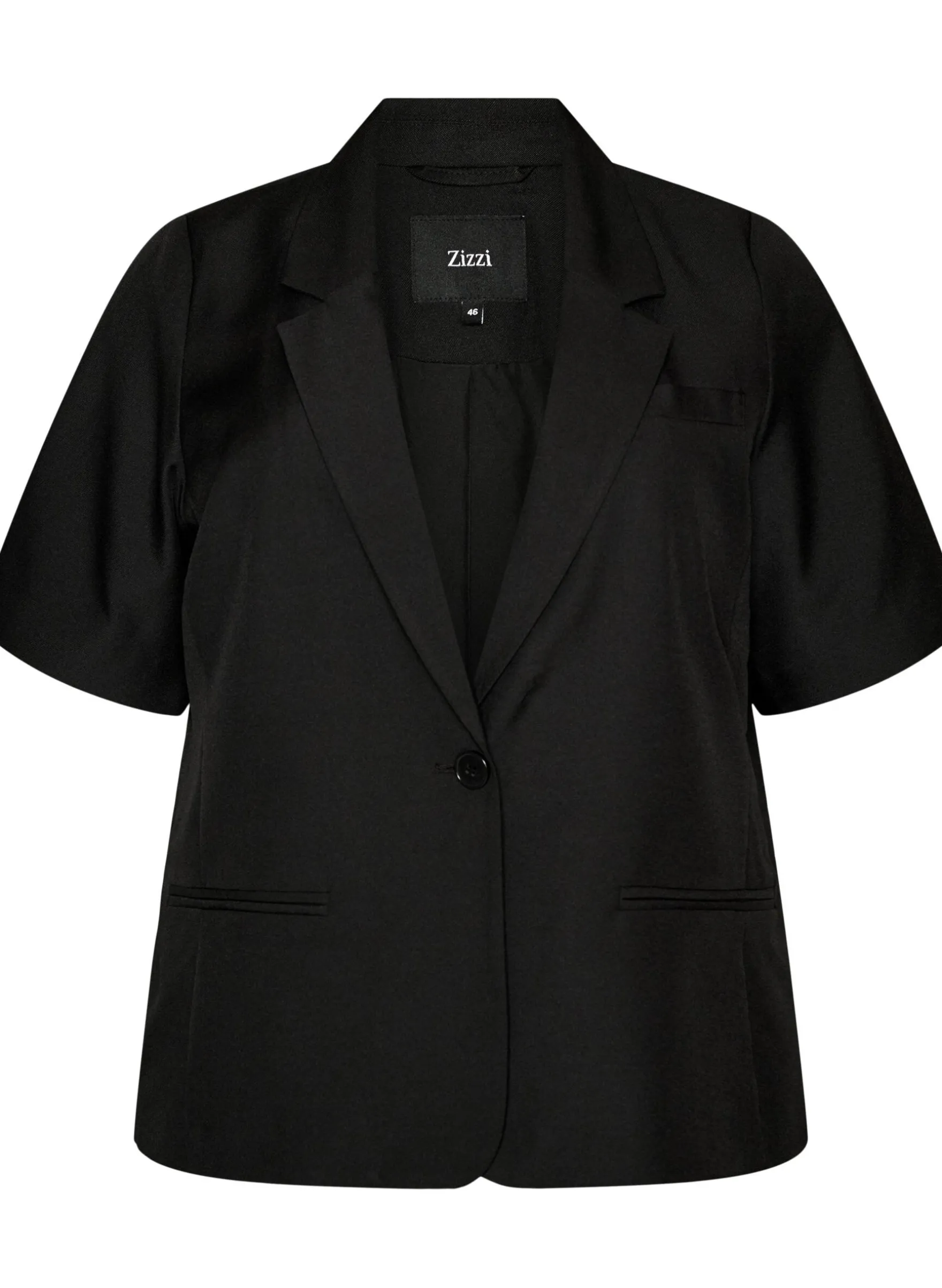 Blazer mit kurzen Ärmeln und Revers