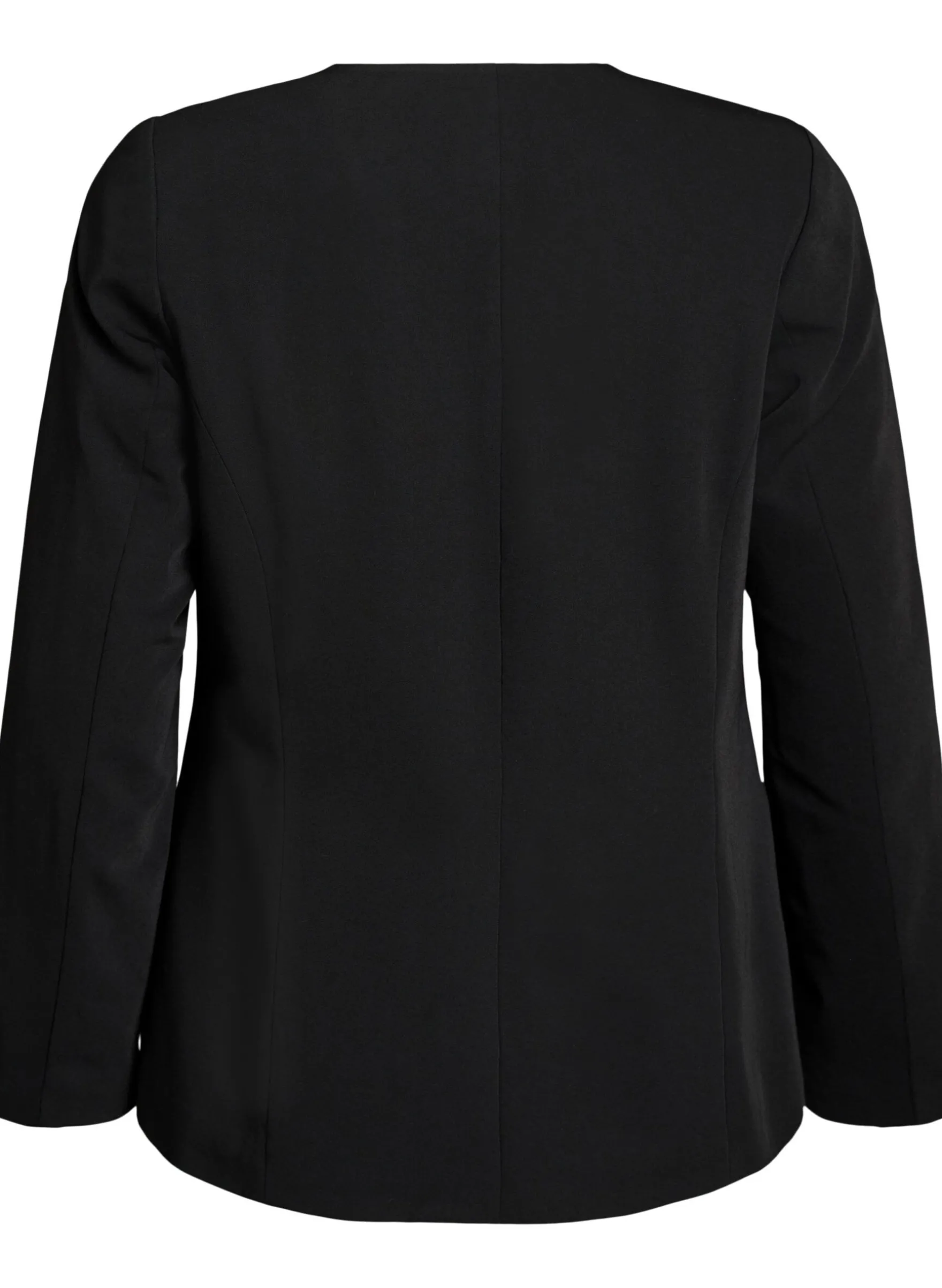 Blazer mit V-Ausschnitt und Knopfverschluss