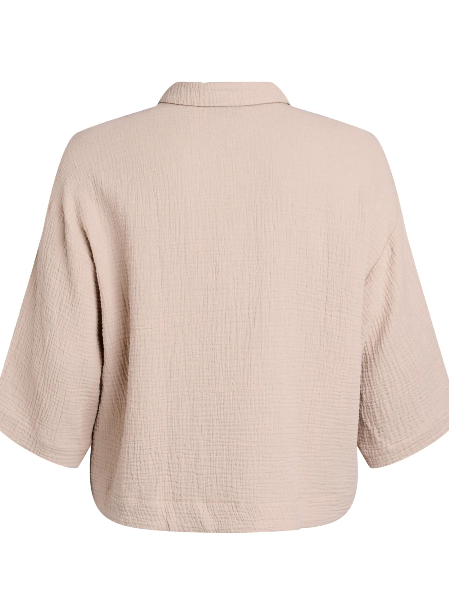 Bluse aus Baumwoll-Musselin mit gestickten Details