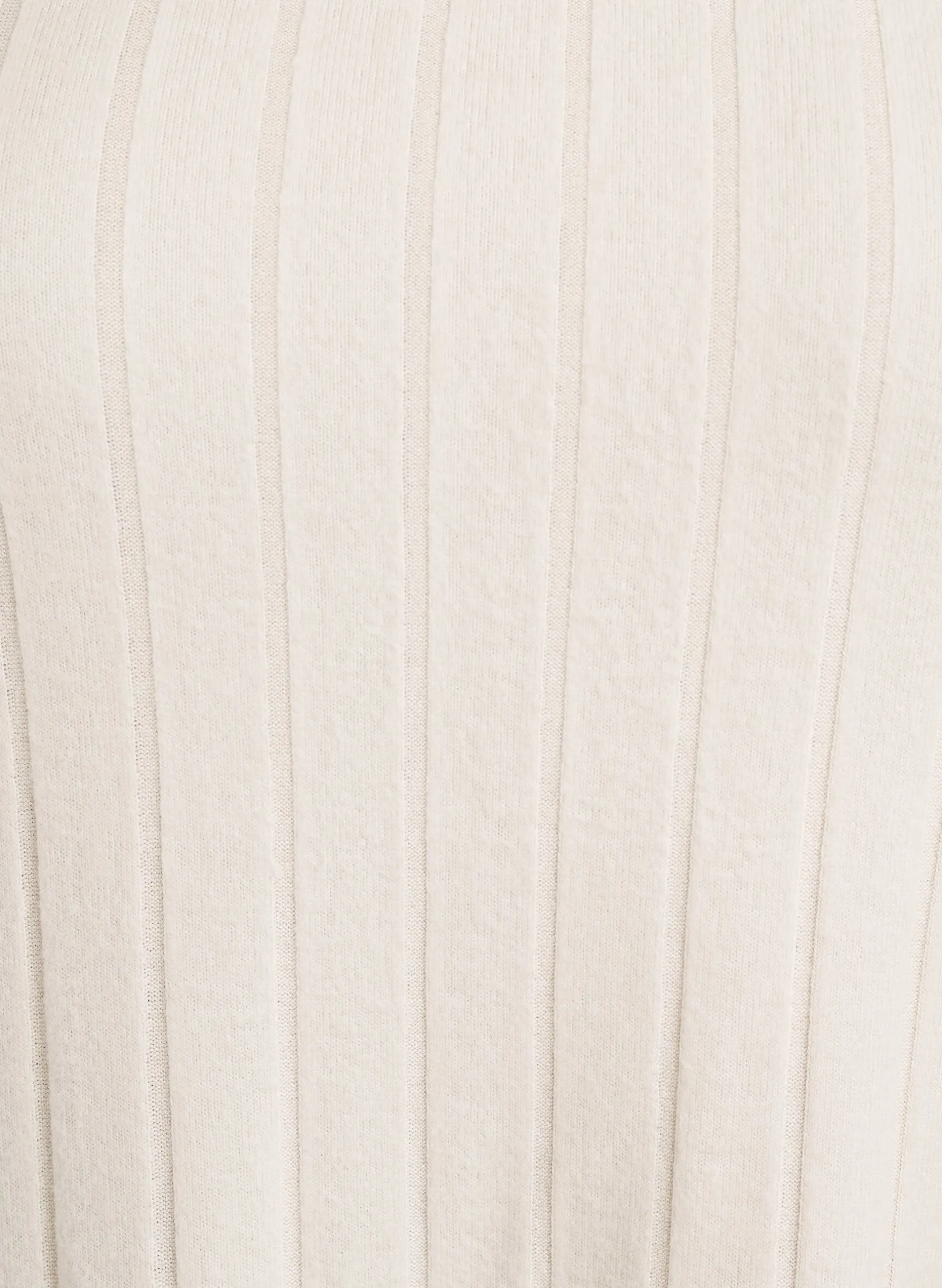 Bluse aus Jersey mit eckigem Ausschnitt und Rippstruktur