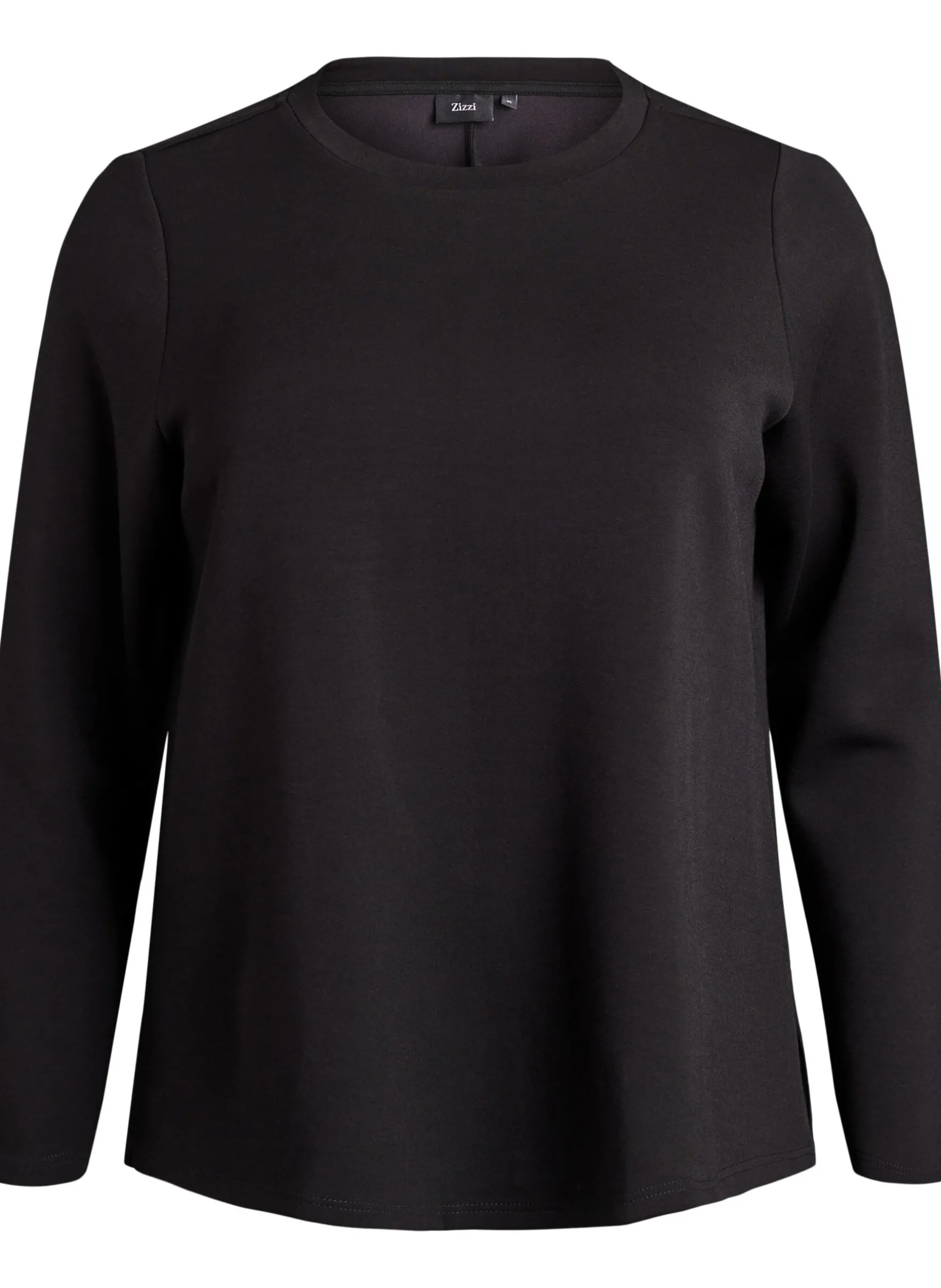 Bluse aus Jersey mit Rundhalsausschnitt