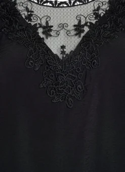 Bluse aus Spitze mit 3/4-Ärmeln