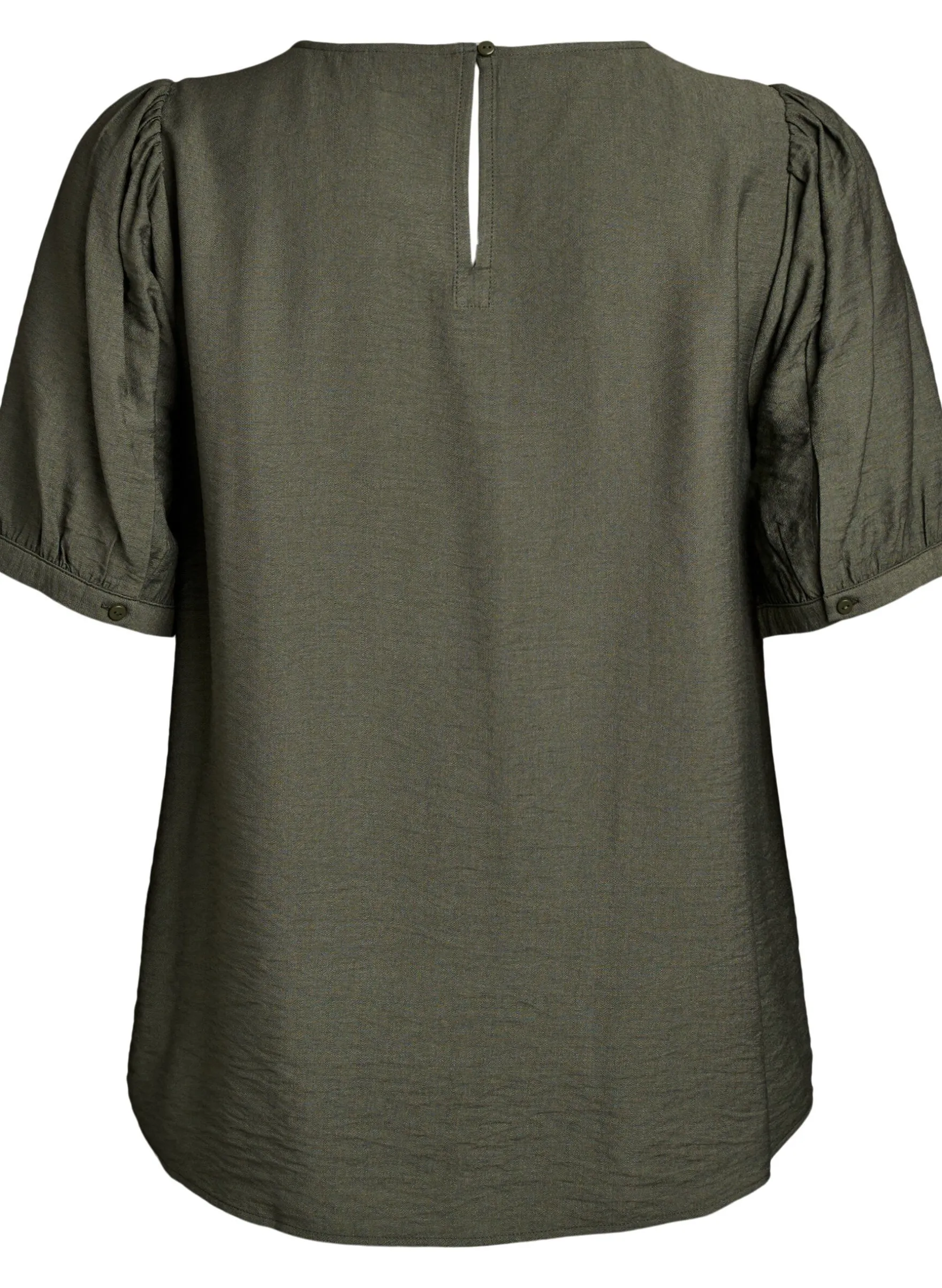 Bluse aus Viskose mit halben Ärmeln