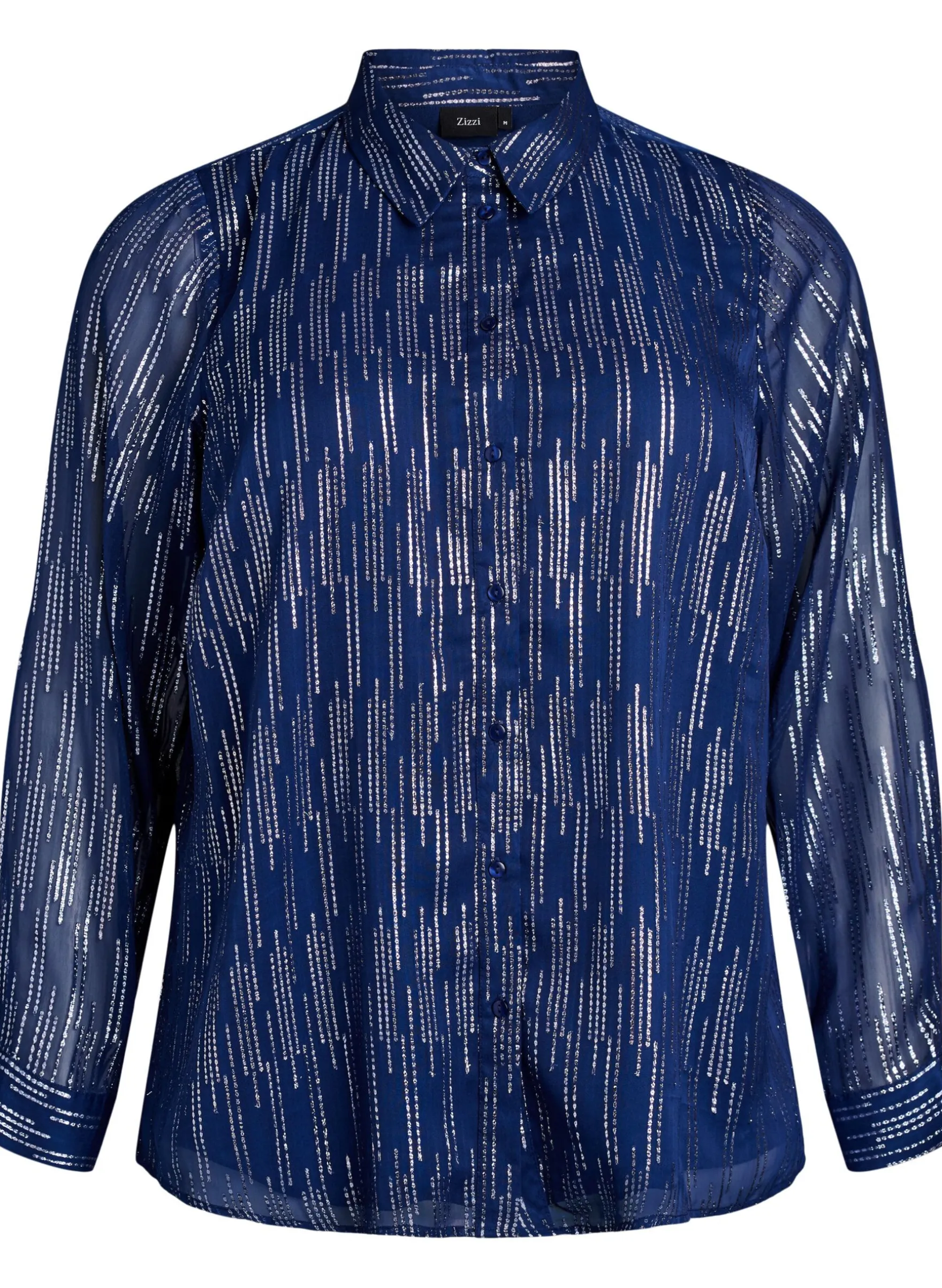 Bluse mit glitzerndem Muster