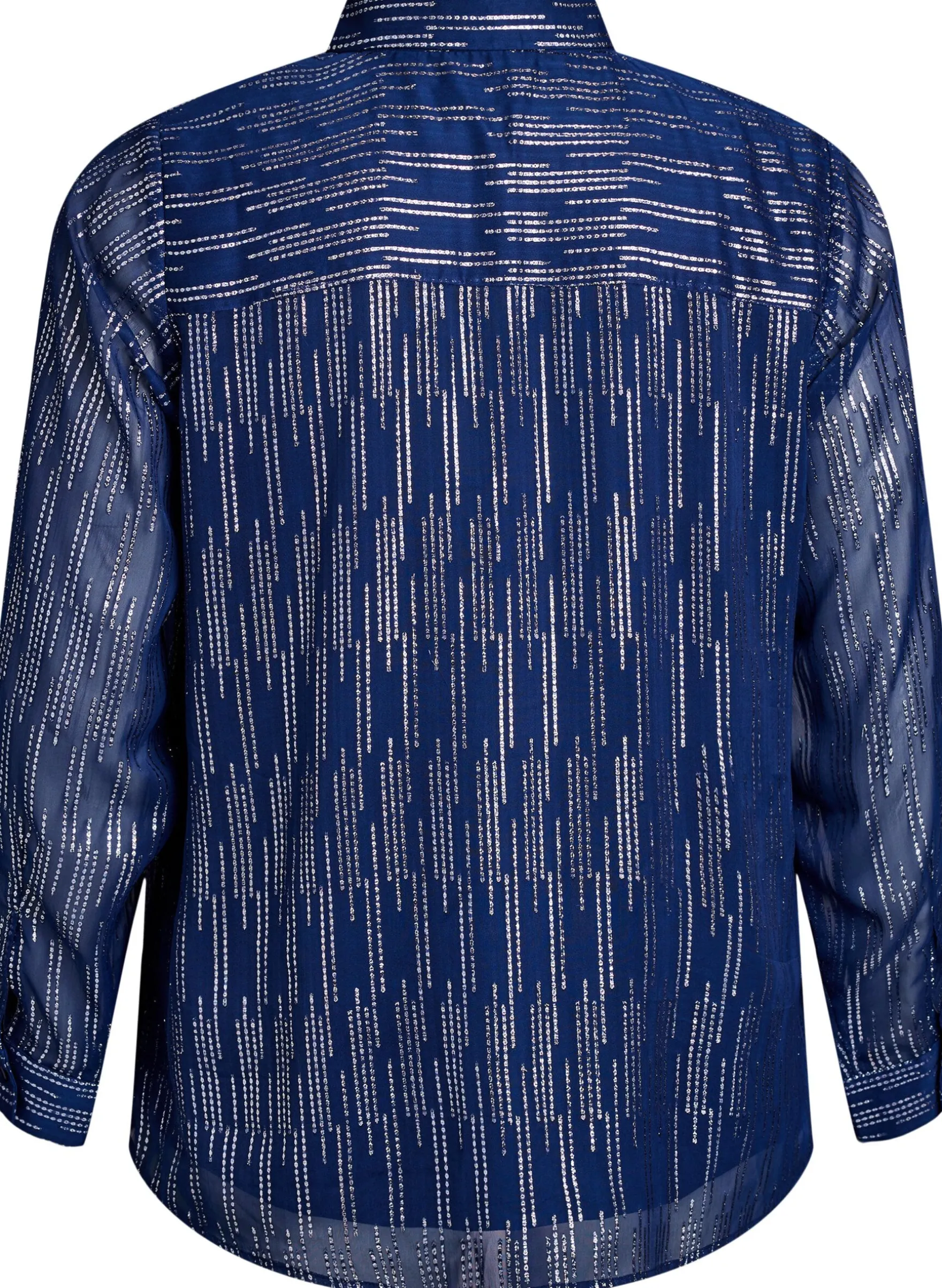 Bluse mit glitzerndem Muster