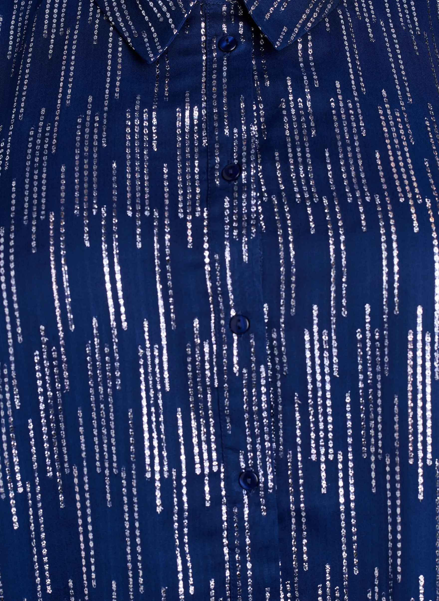 Bluse mit glitzerndem Muster