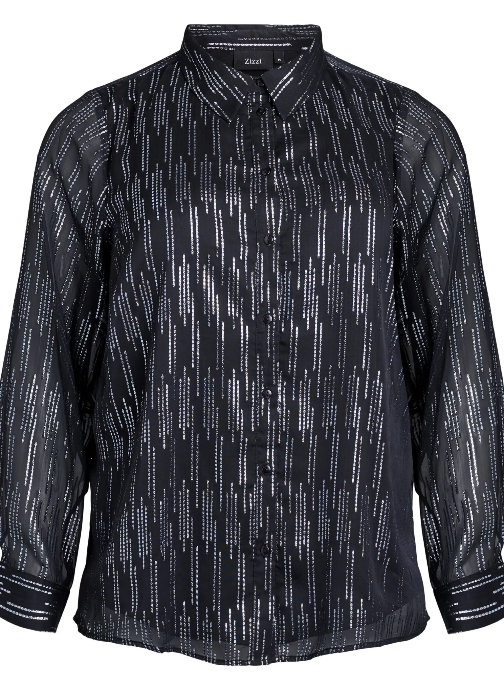 Bluse mit glitzerndem Muster