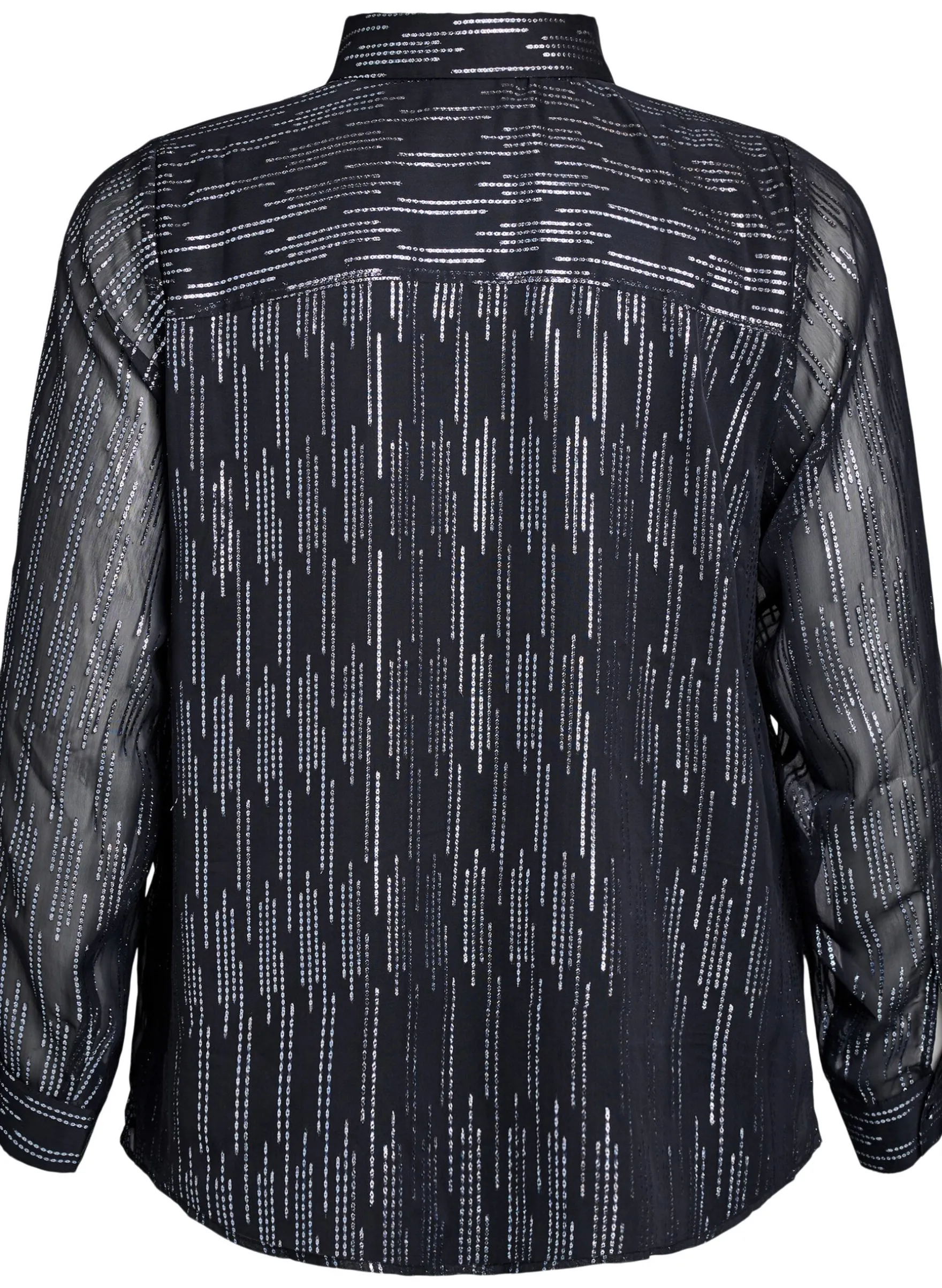 Bluse mit glitzerndem Muster