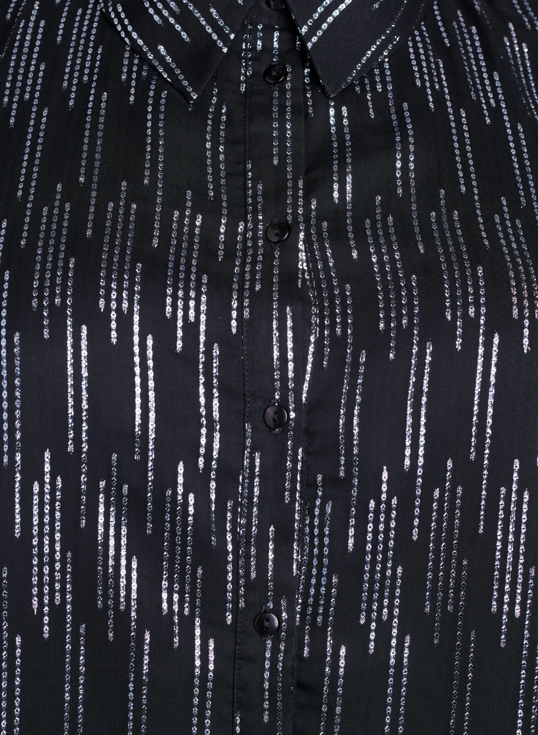 Bluse mit glitzerndem Muster