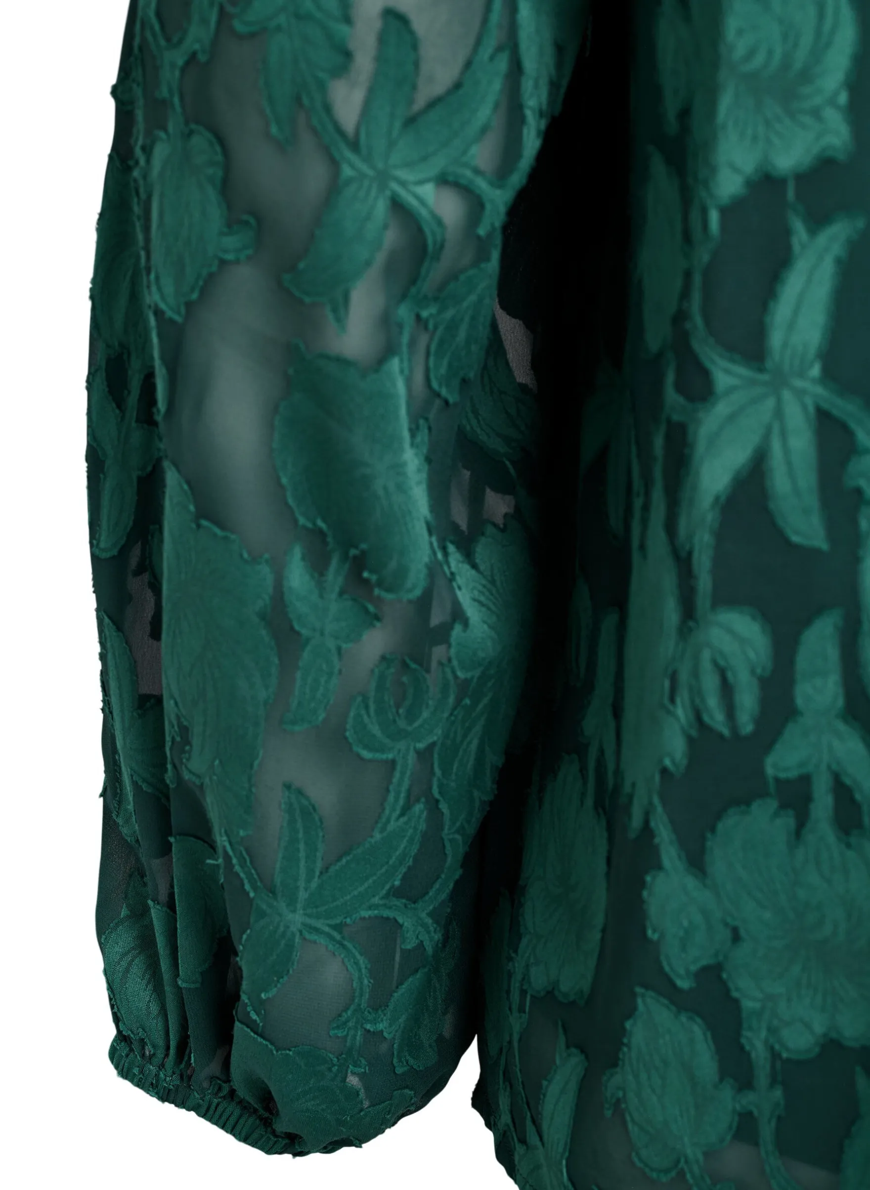 Bluse mit Knöpfen und Blumenmuster