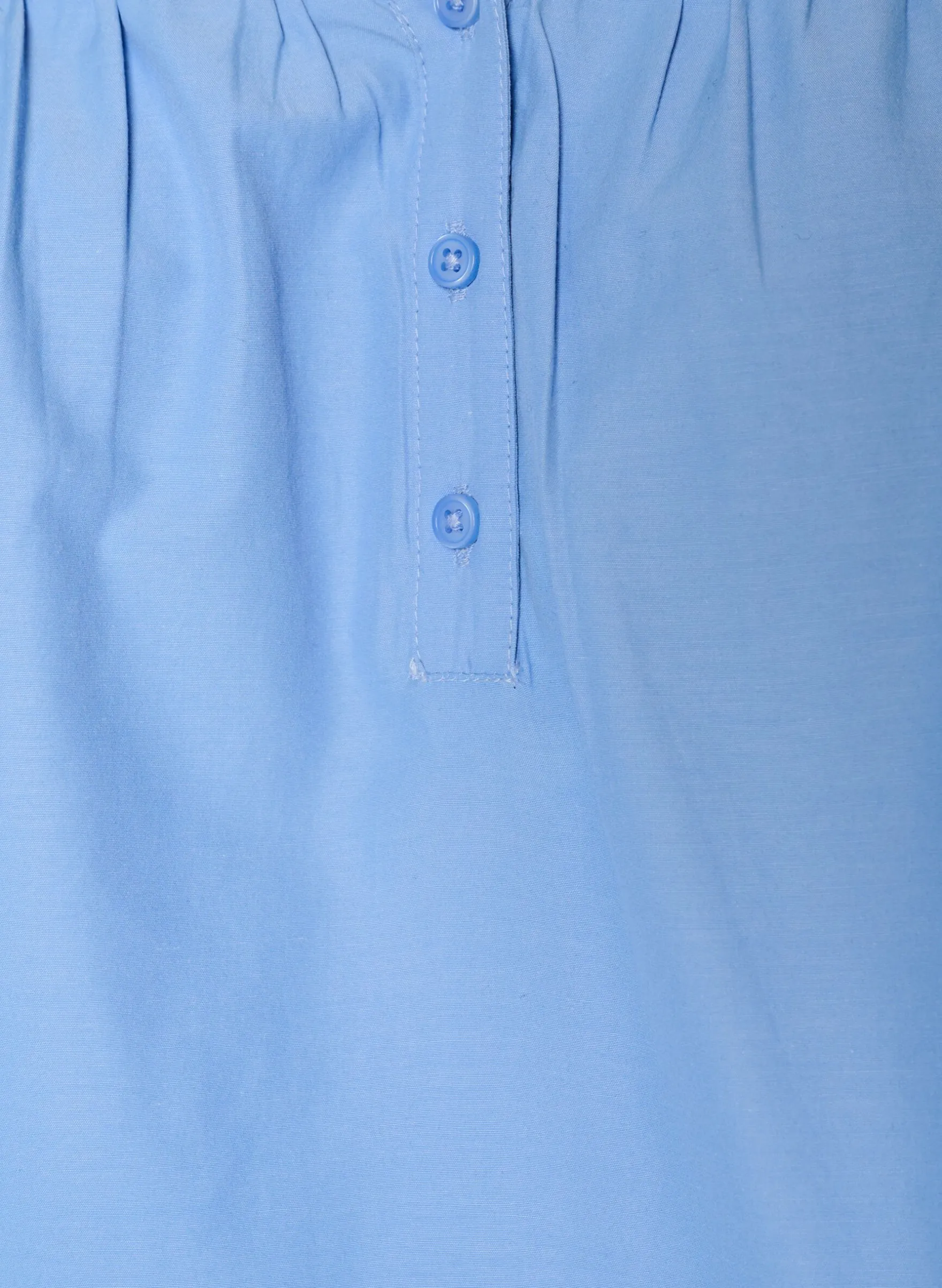 Bluse mit Smock und 3/4-Ärmeln