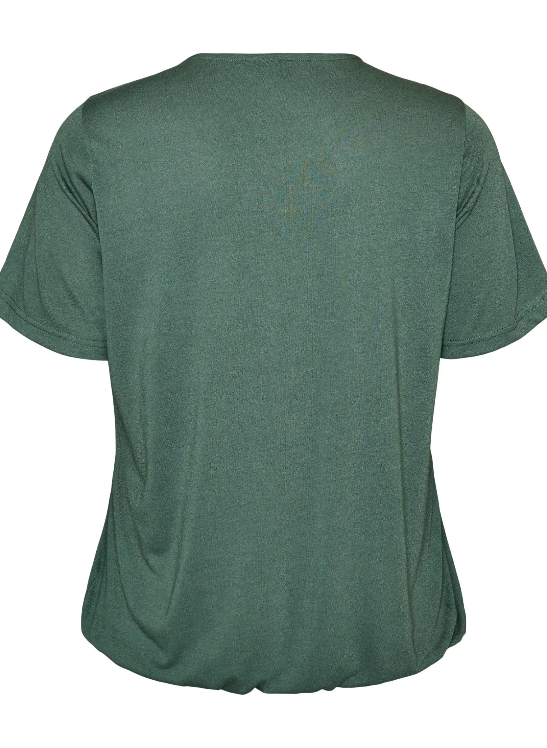 Bluse mit Spitzeneinsatz und Ballonärmeln