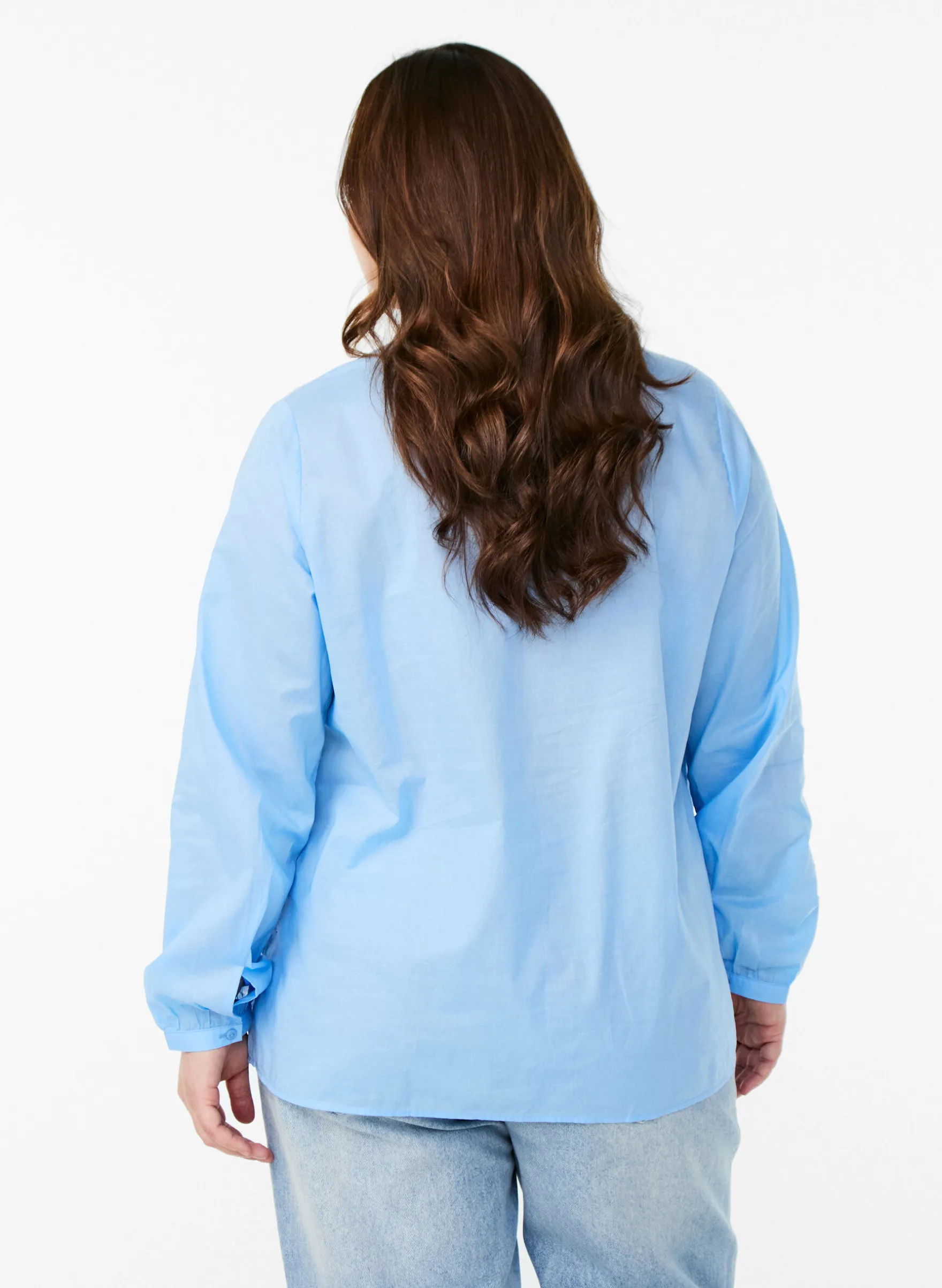 Bluse mit Stickereidetails