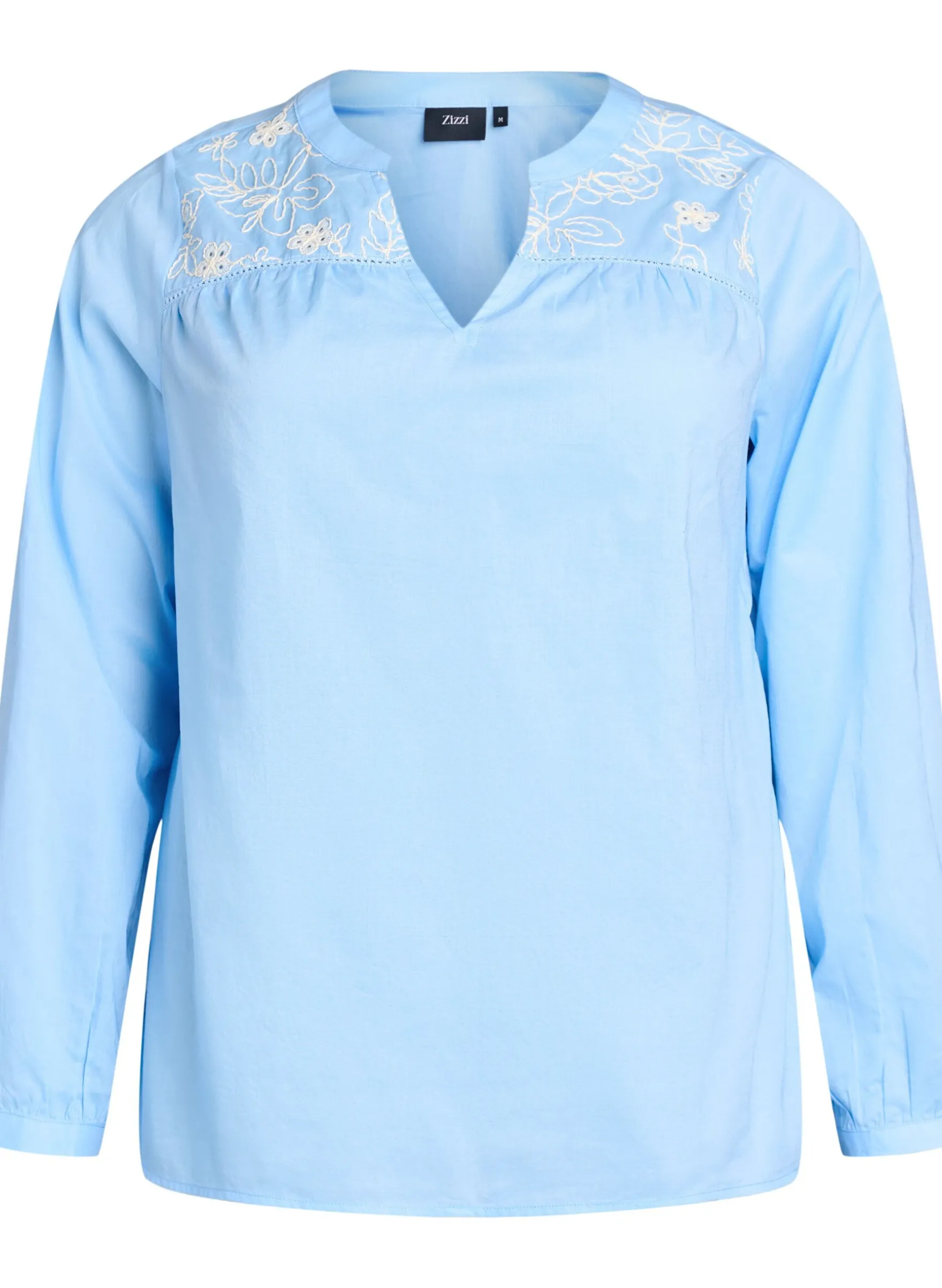 Bluse mit Stickereidetails