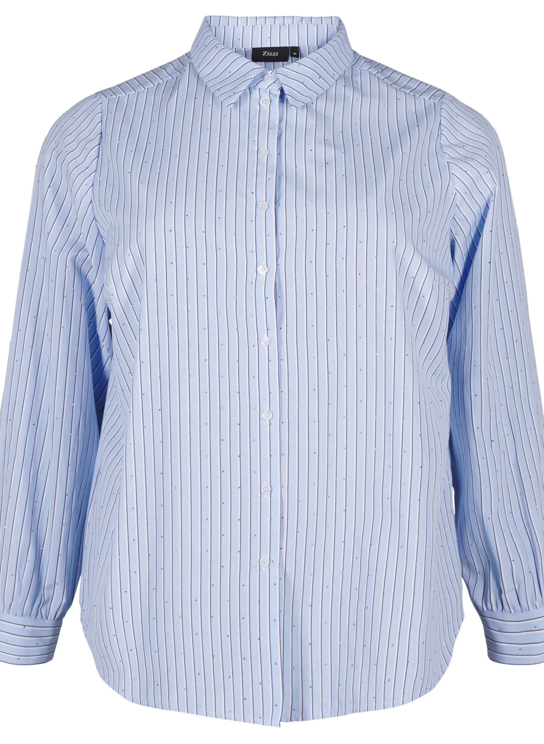 Bluse mit Streifen und Nieten