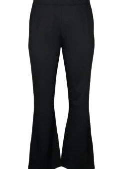 Bootcut-Hose aus Viskose-Mix