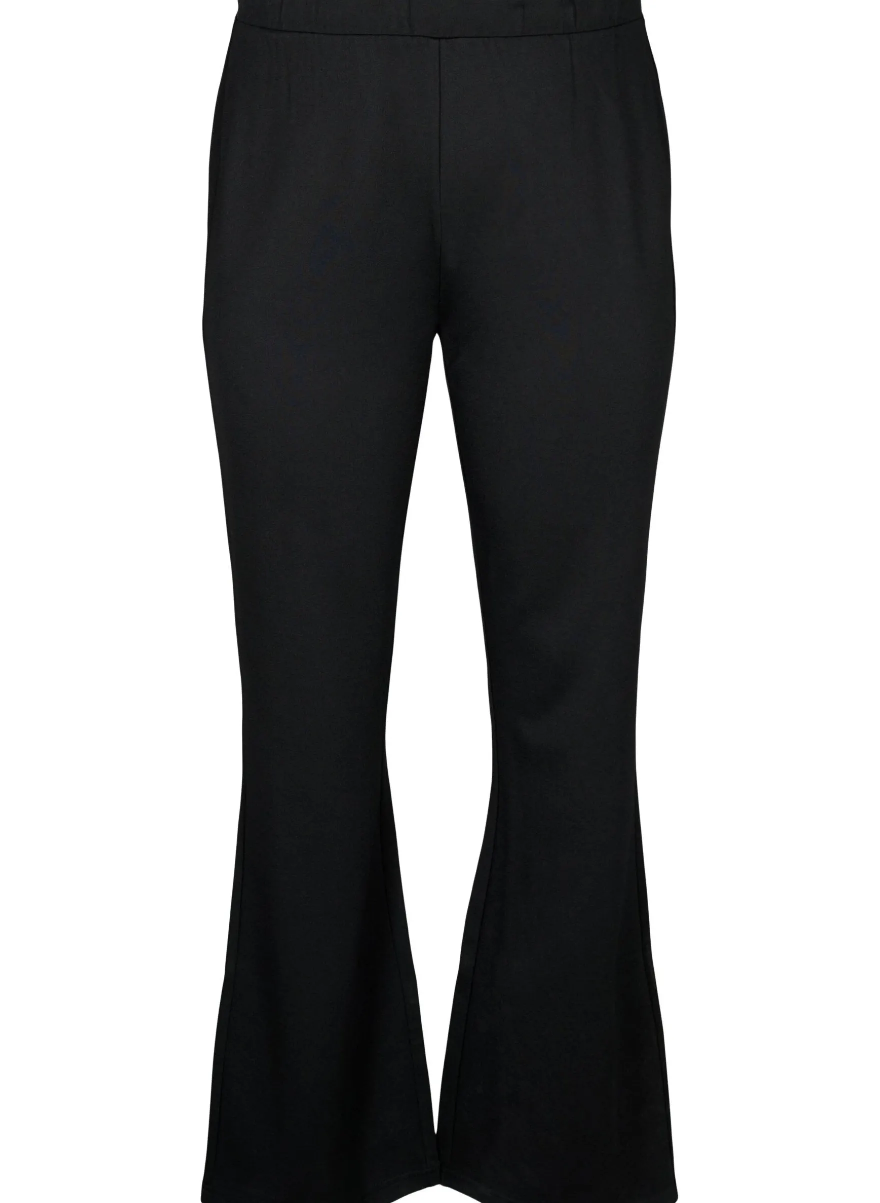 Bootcut-Hose aus Viskose-Mix