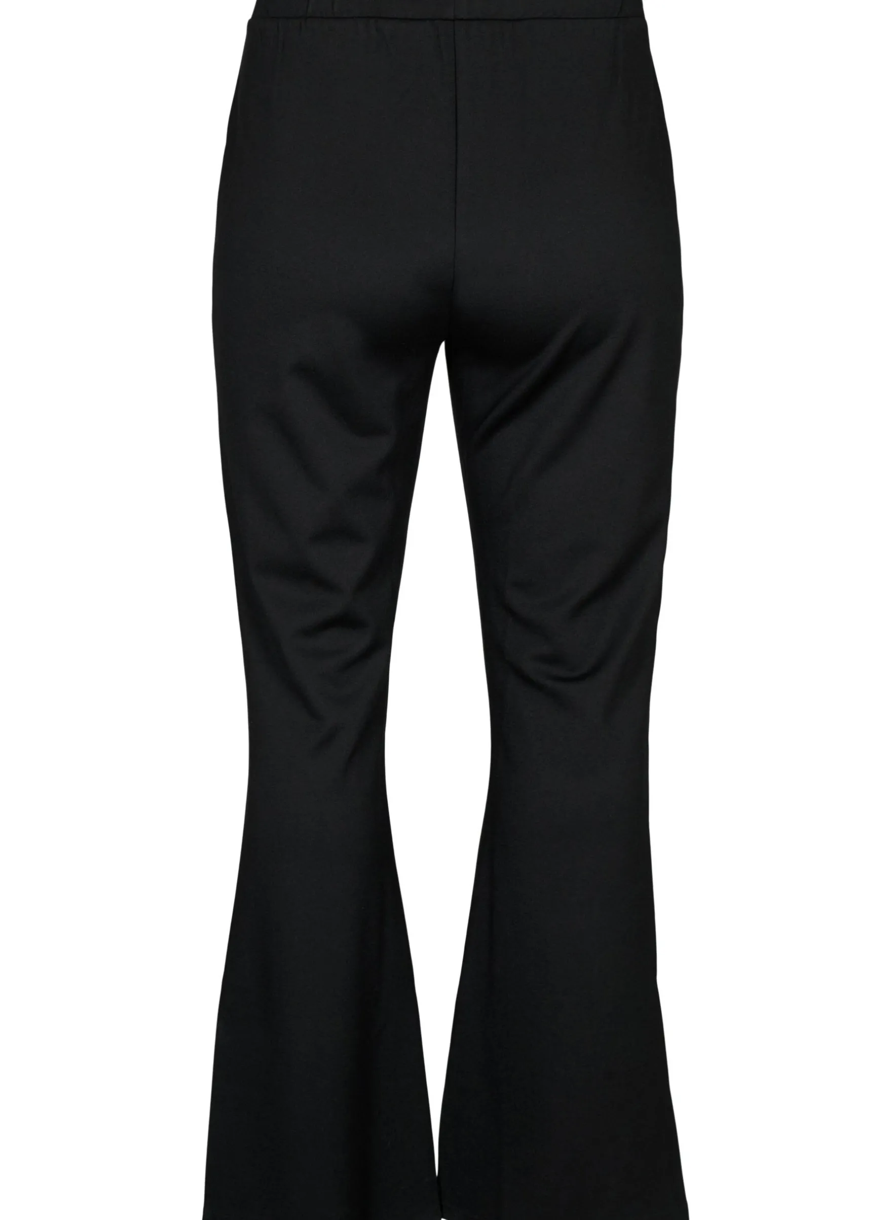 Bootcut-Hose aus Viskose-Mix