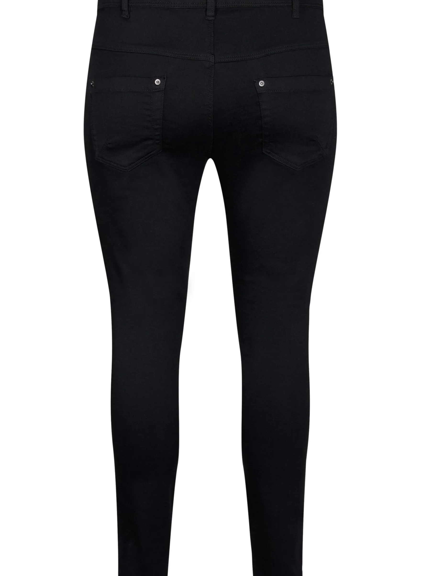 Cropped Amy Jeans mit Reißverschluss