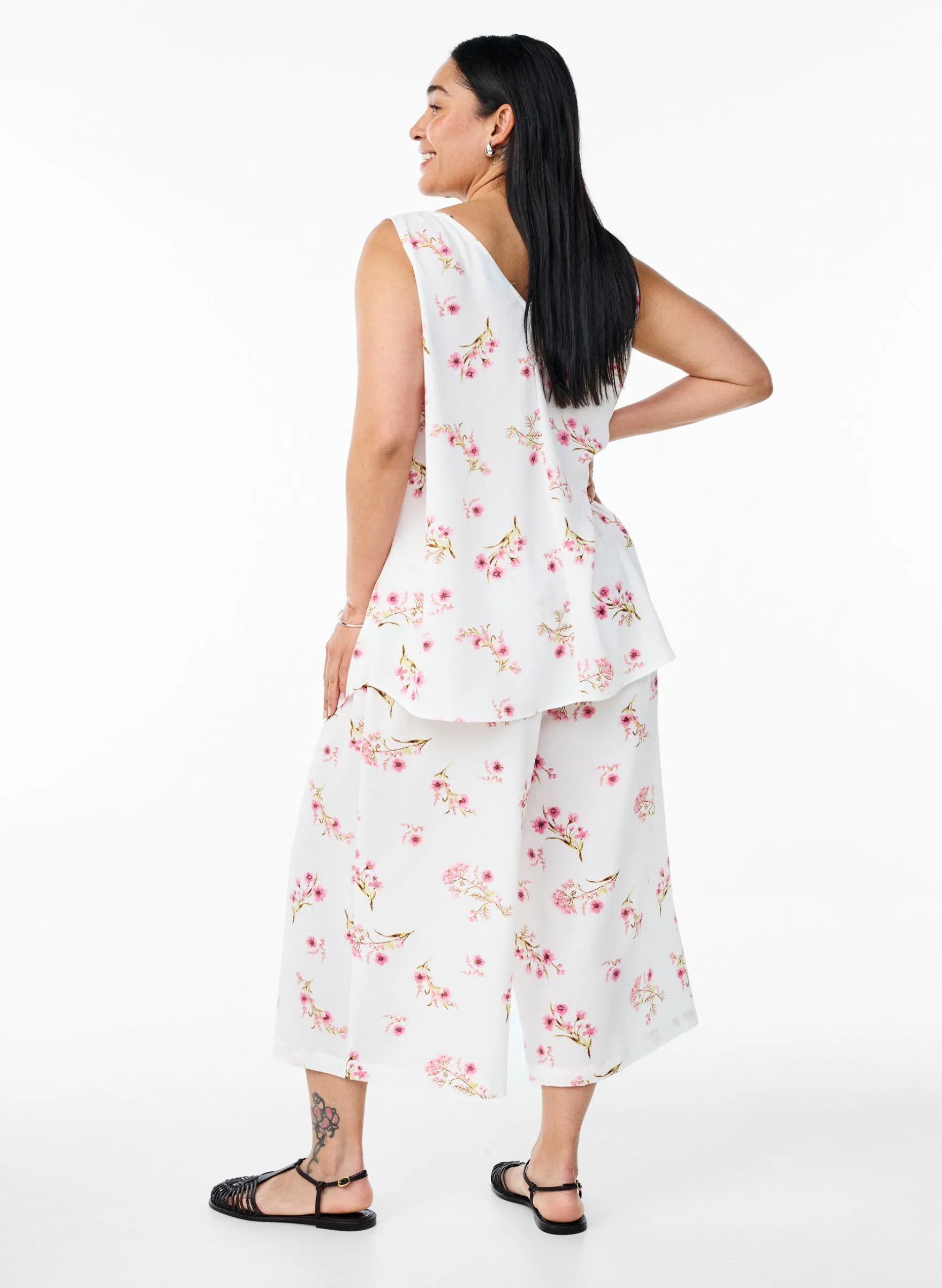 Culotte-Hose mit Print