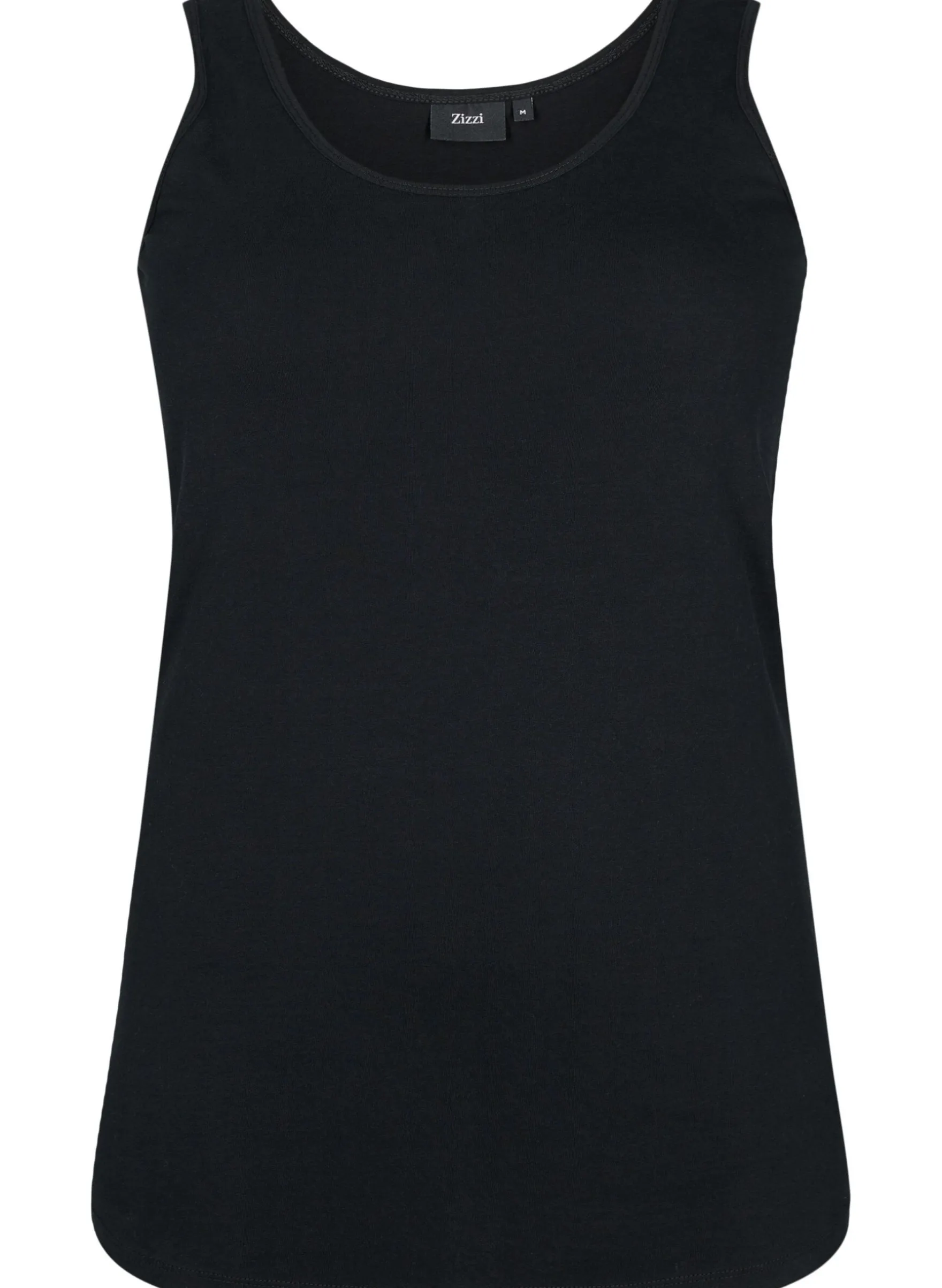 Einfarbiges basic Top aus Baumwolle