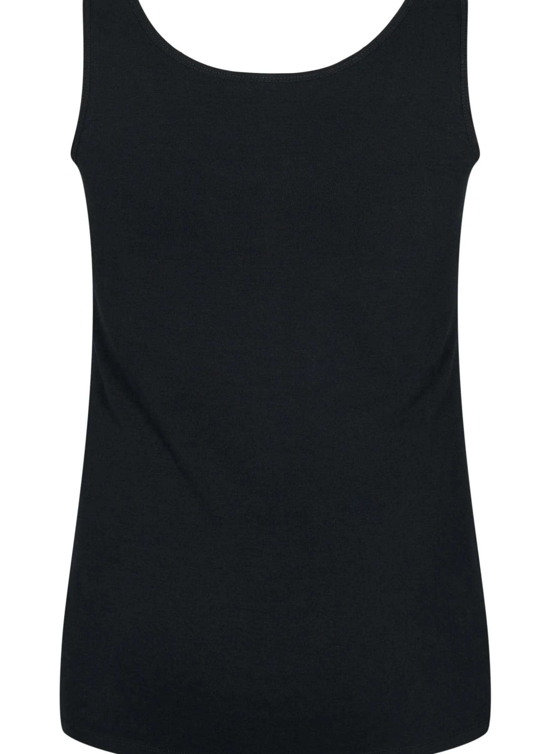 Einfarbiges basic Top aus Baumwolle