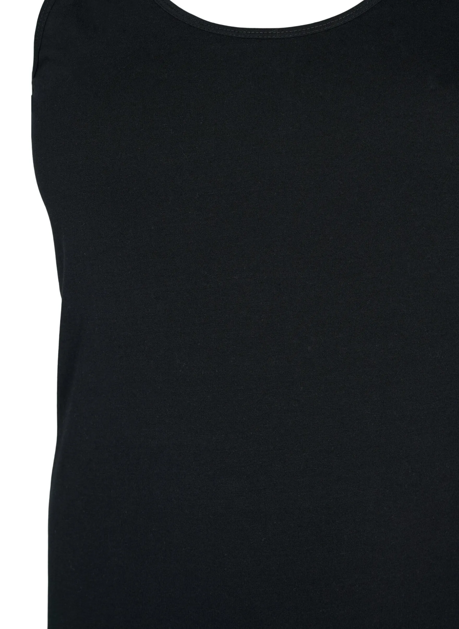 Einfarbiges basic Top aus Baumwolle