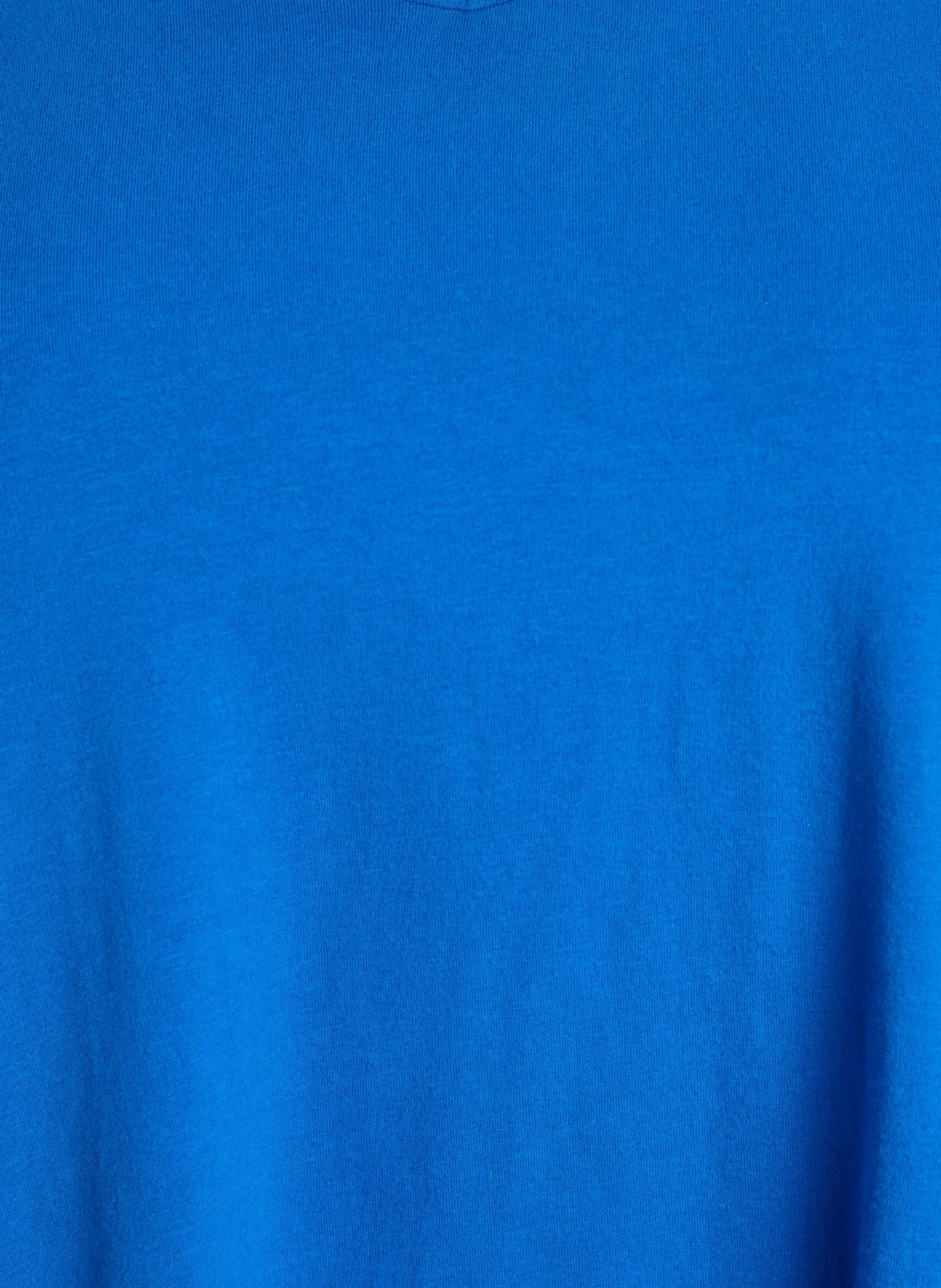 Einfarbiges Basic-T-Shirt aus Baumwolle
