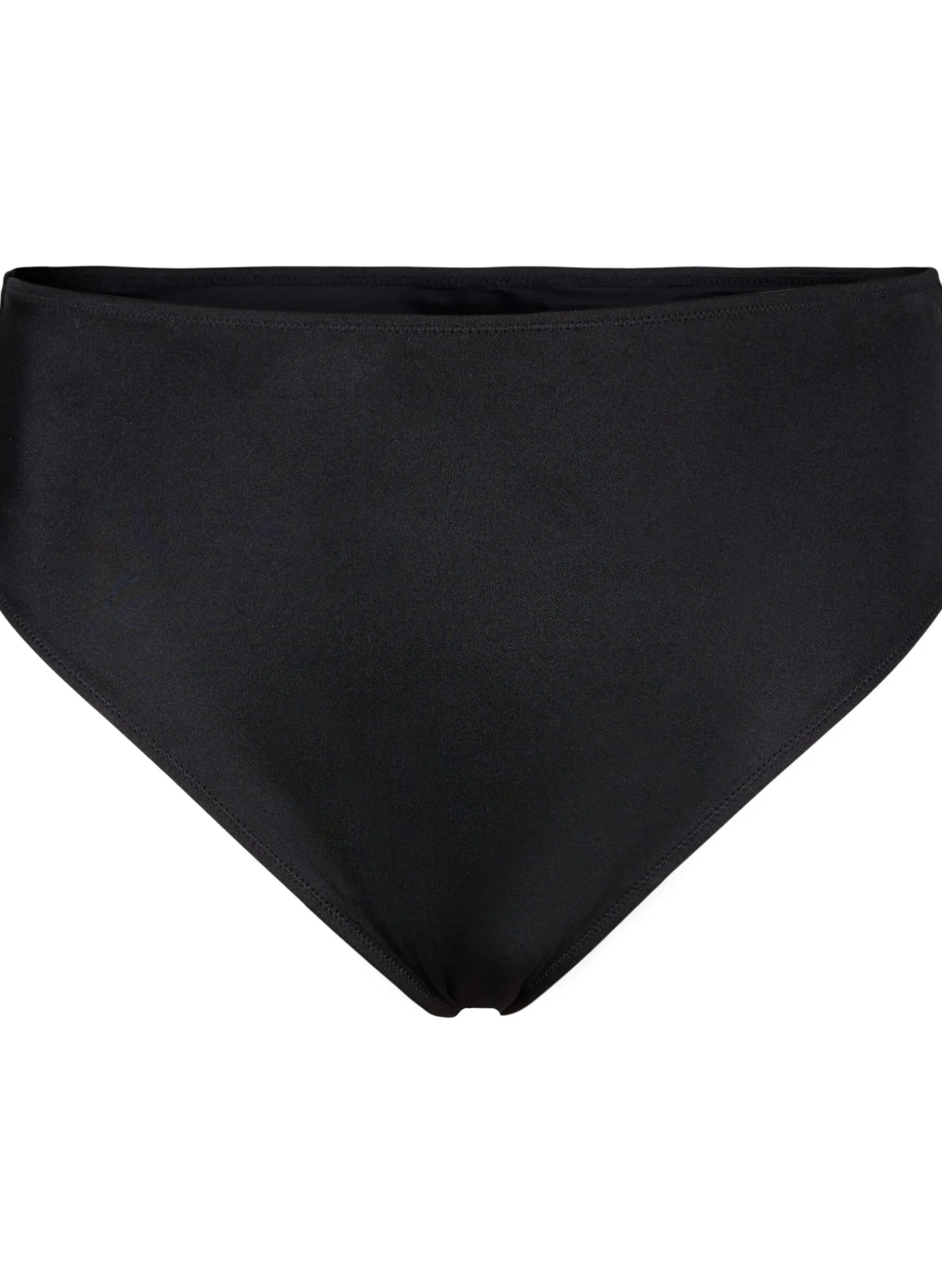 Einfarbiges Bikini-Unterteil mit normaler Taille