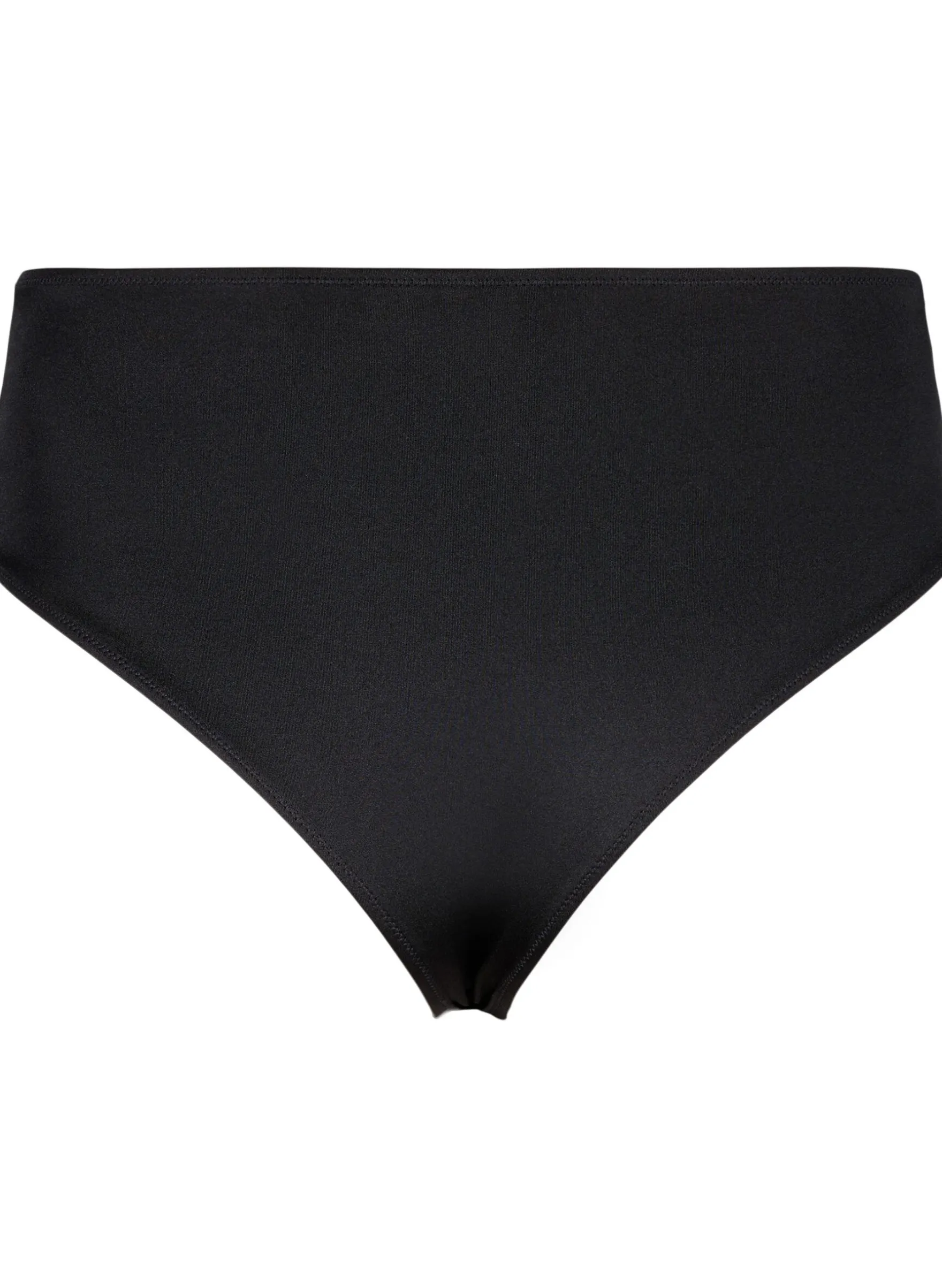 Einfarbiges Bikini-Unterteil mit normaler Taille