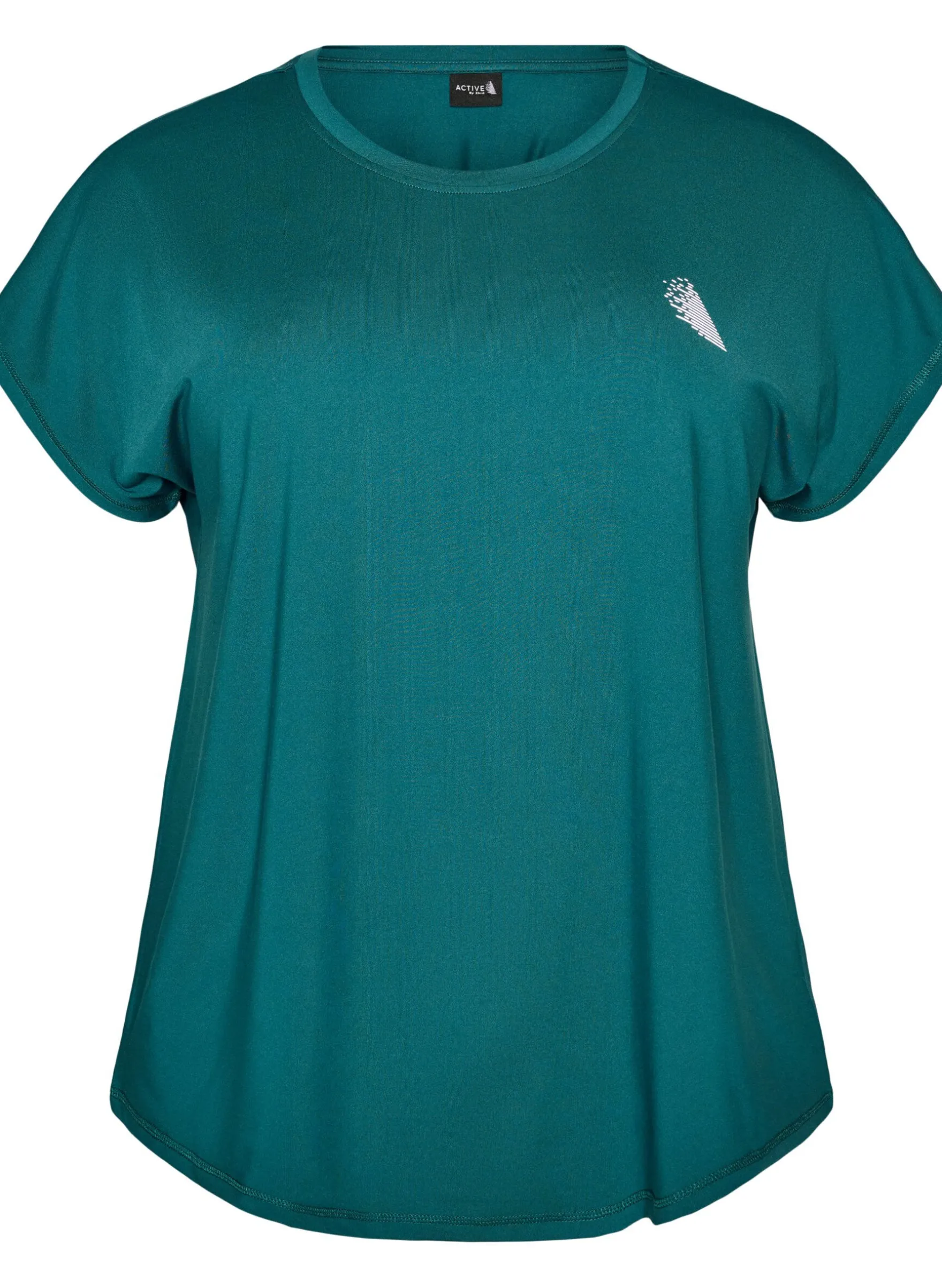 Einfarbiges Trainings-T-Shirt