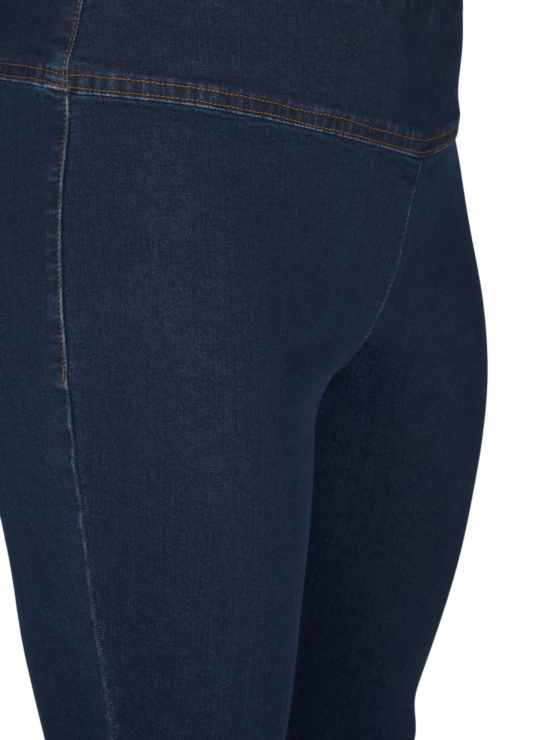 Elastische Jeggings mit hoher Taille